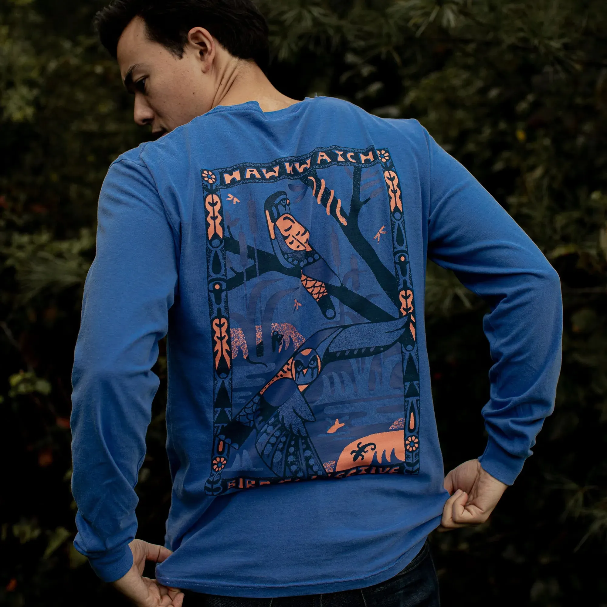 Kestrel Long Sleeve T-Shirt sold by Bird Collective product image thumbnail 3