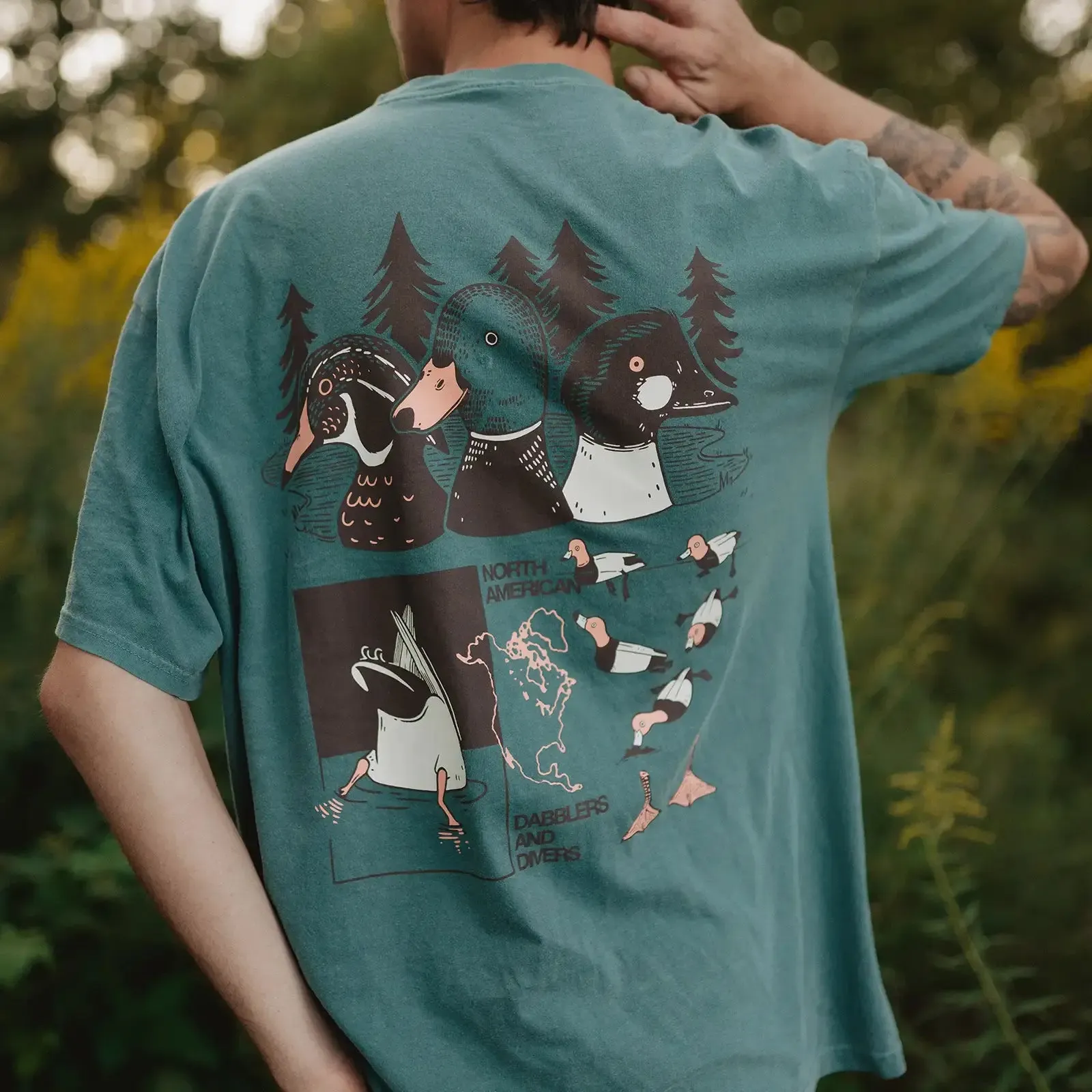 Duck Trio Tee sold by Bird Collective product image thumbnail 4