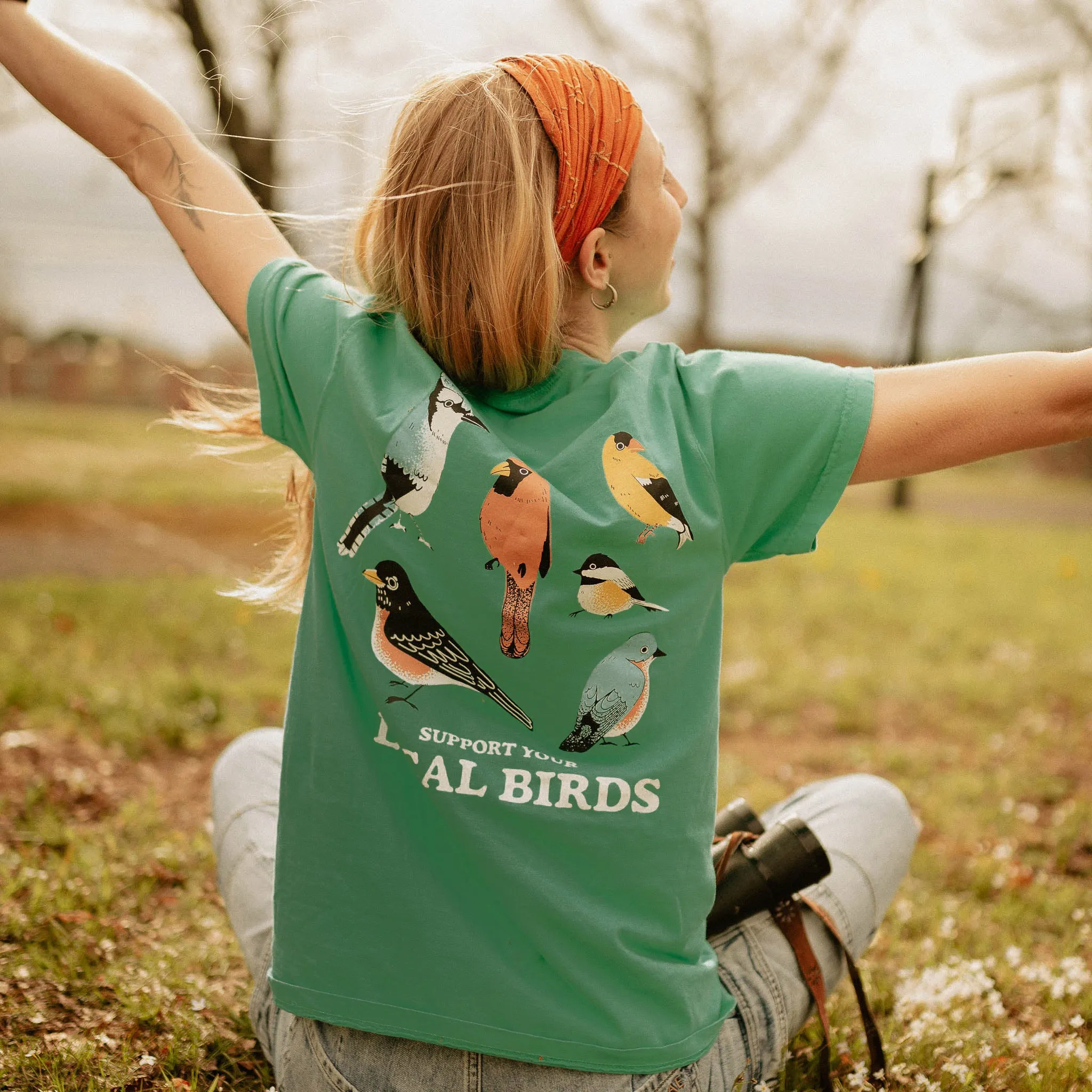Backyard Birds East T-Shirt sold by Bird Collective product image thumbnail 4