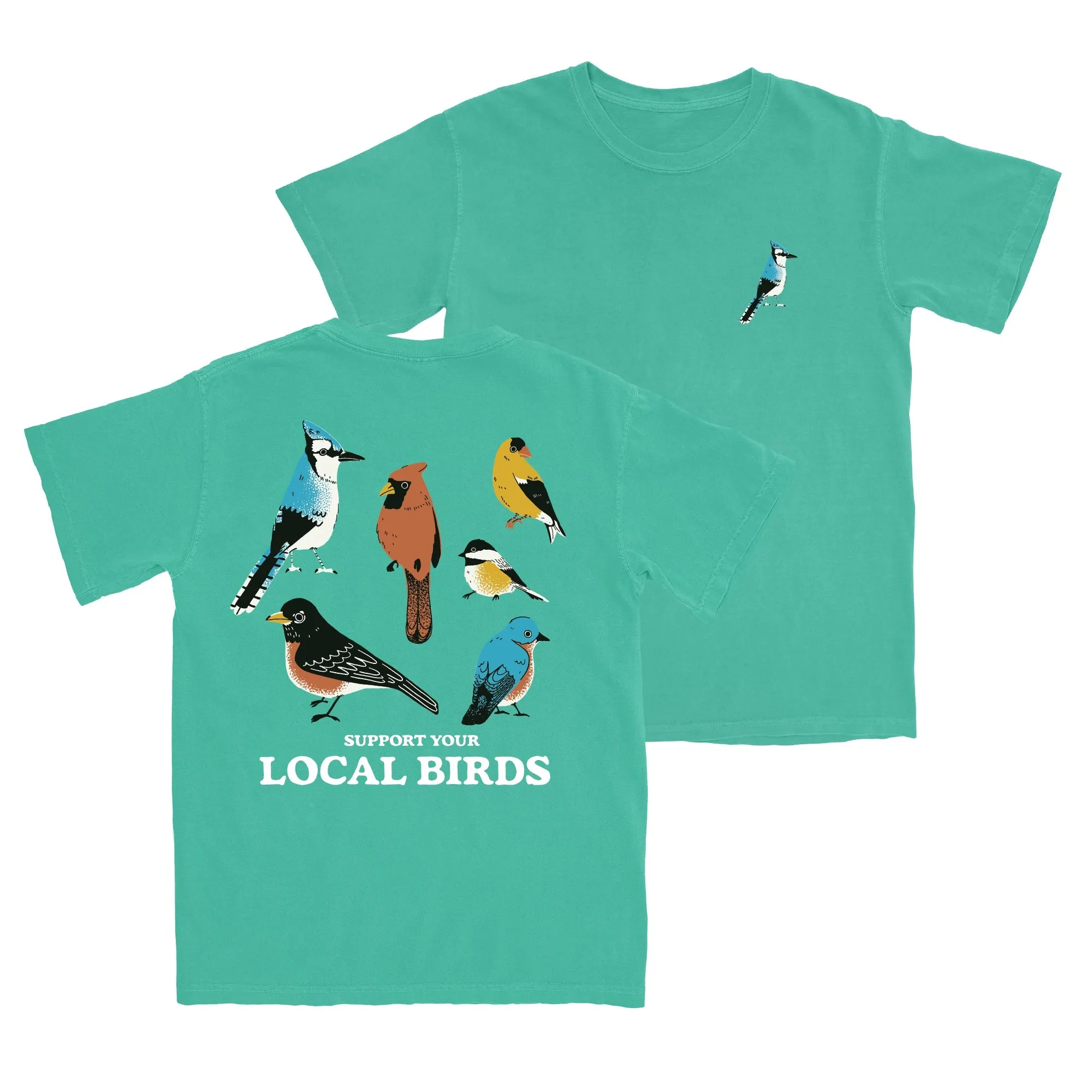 Backyard Birds East T-Shirt sold by Bird Collective