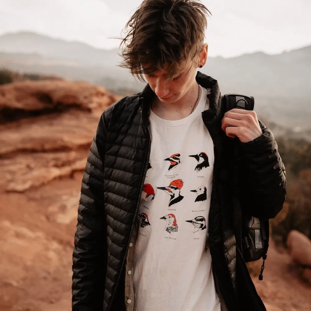 Woodpeckers T-Shirt sold by Bird Collective product image thumbnail 2