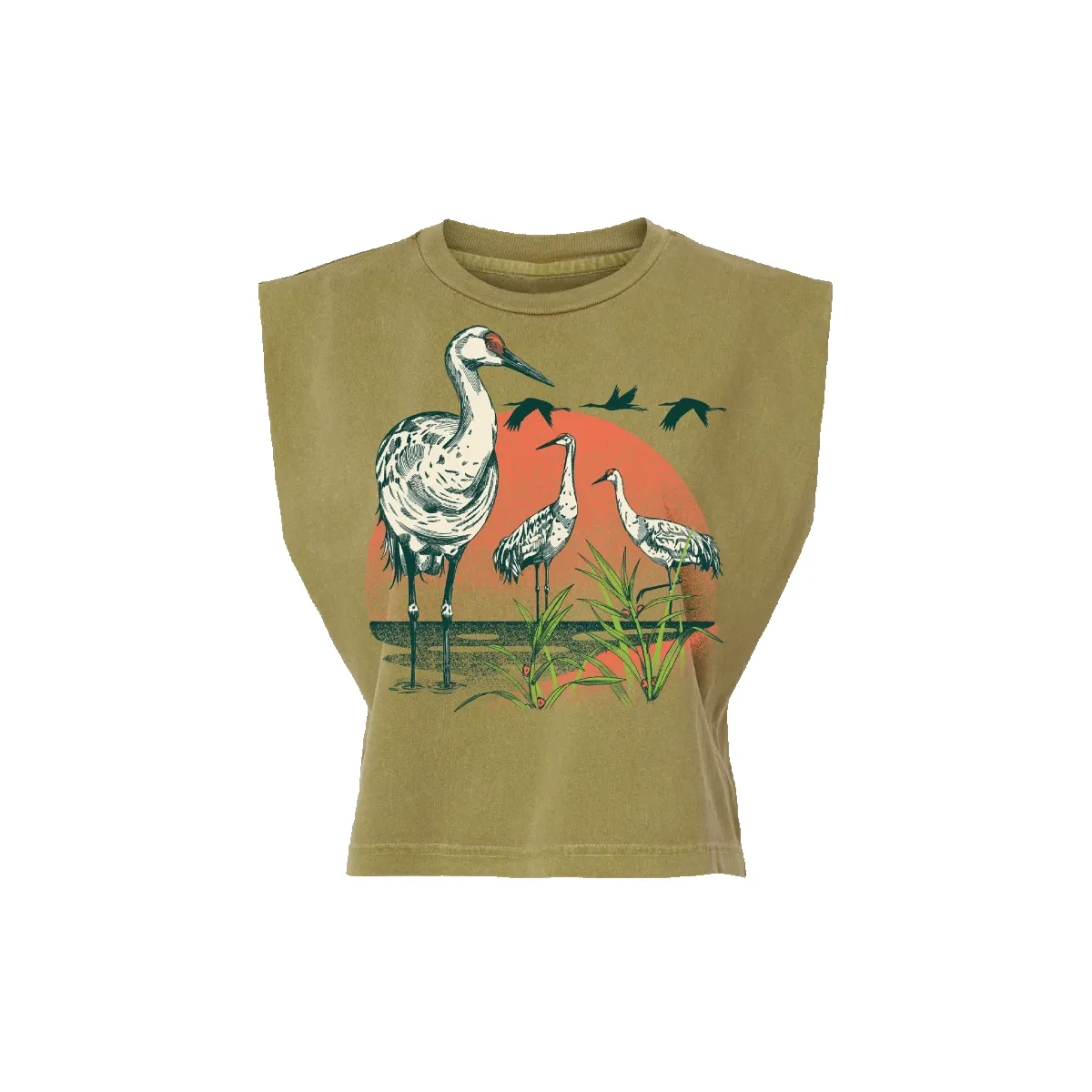 Sandhill Crane Tank sold by Bird Collective