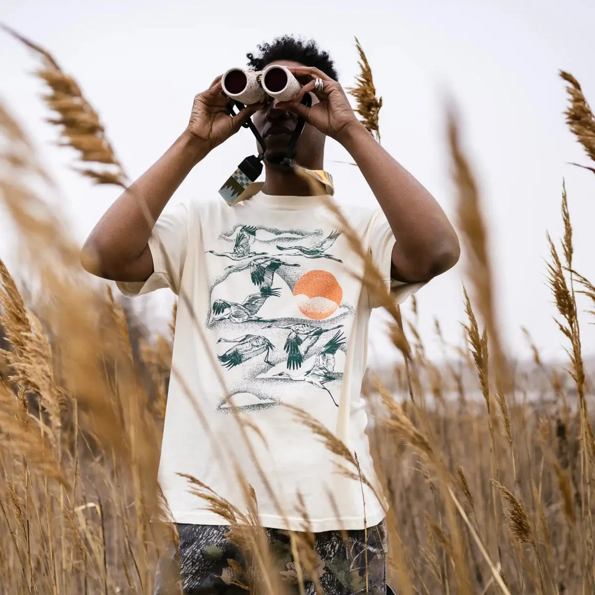 Whooping Crane Tee sold by Bird Collective product image thumbnail 2