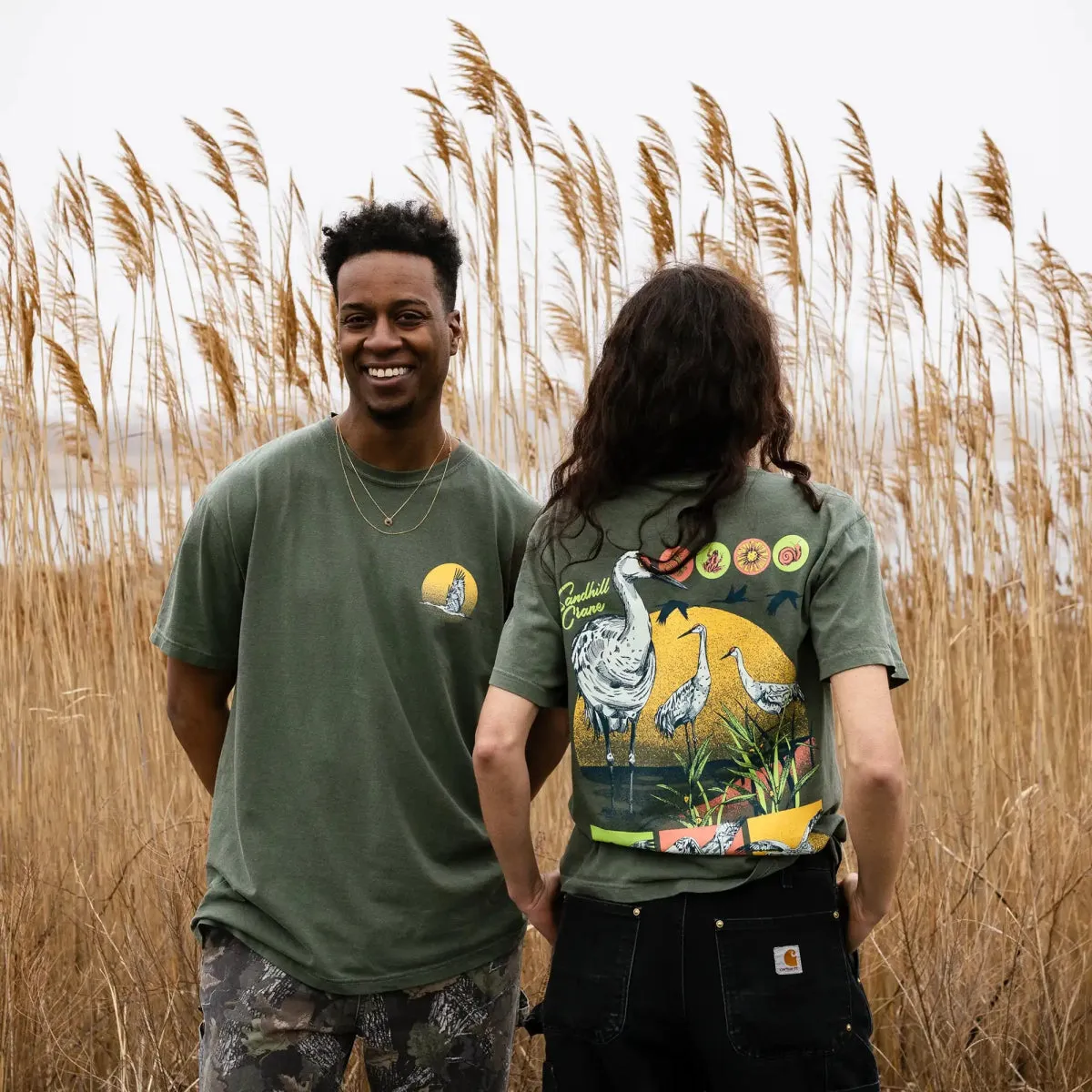 Sandhill Crane Tee sold by Bird Collective product image thumbnail 2