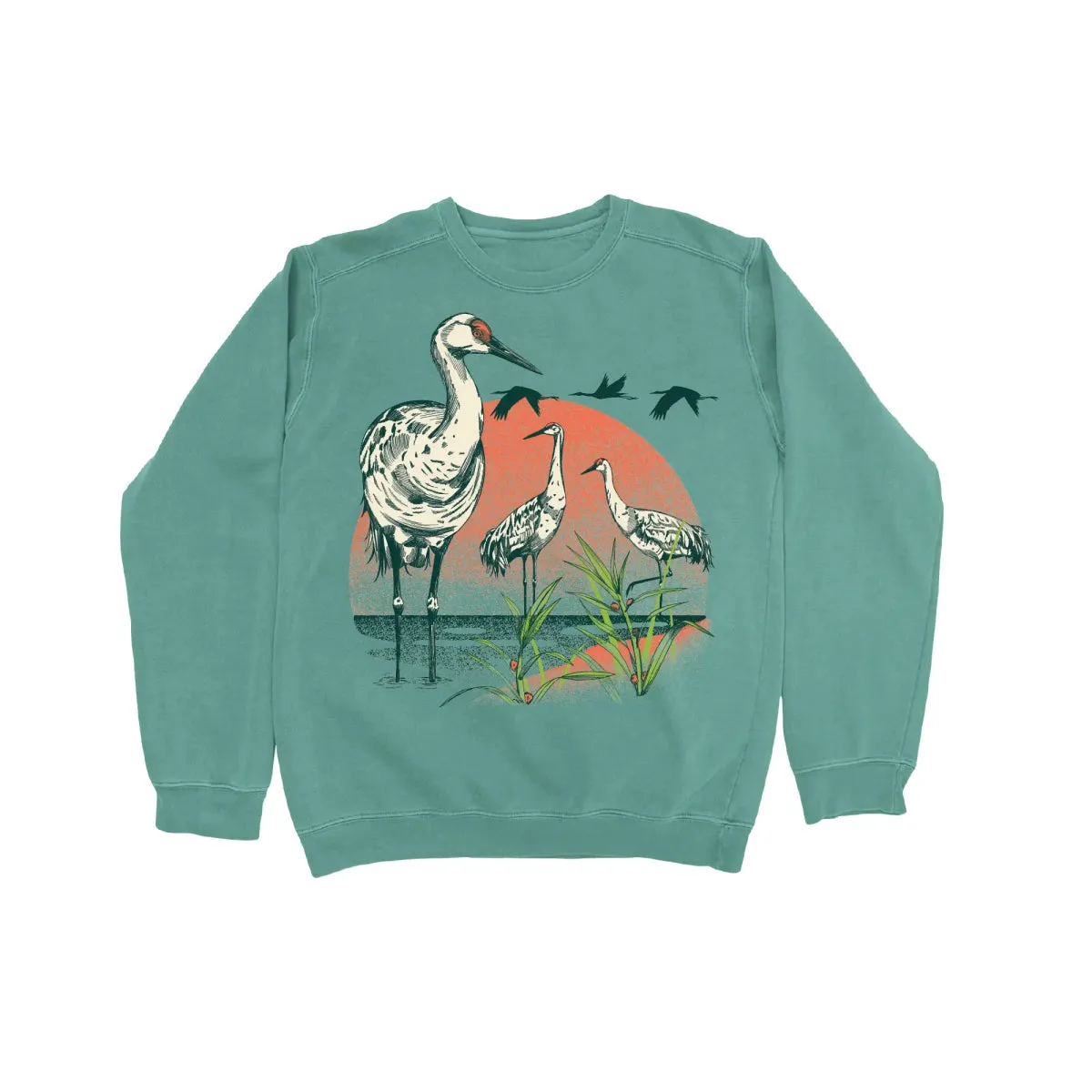 Sandhill Crane Sweatshirt sold by Bird Collective