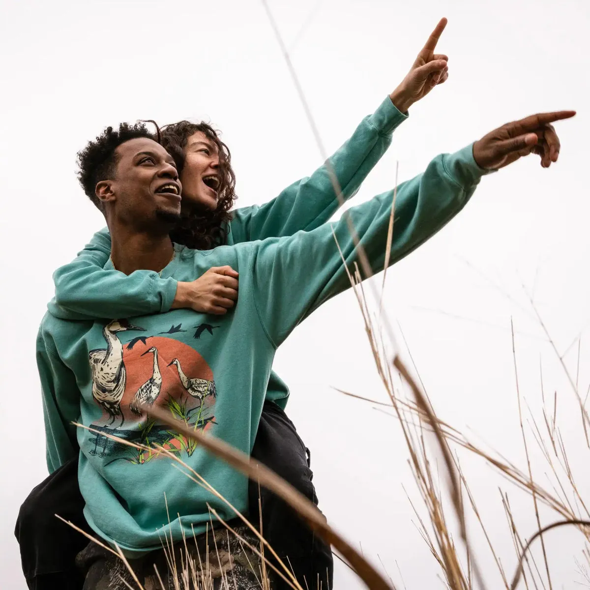 Sandhill Crane Sweatshirt sold by Bird Collective product image thumbnail 2