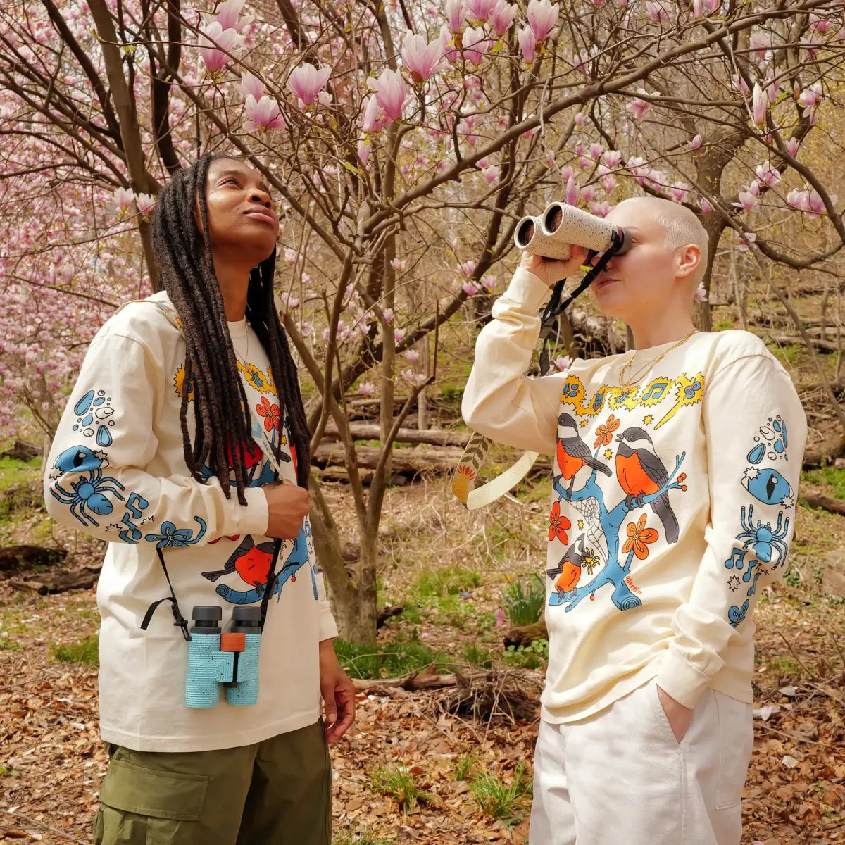 Chickadee Long Sleeve Tee sold by Bird Collective product image thumbnail 3