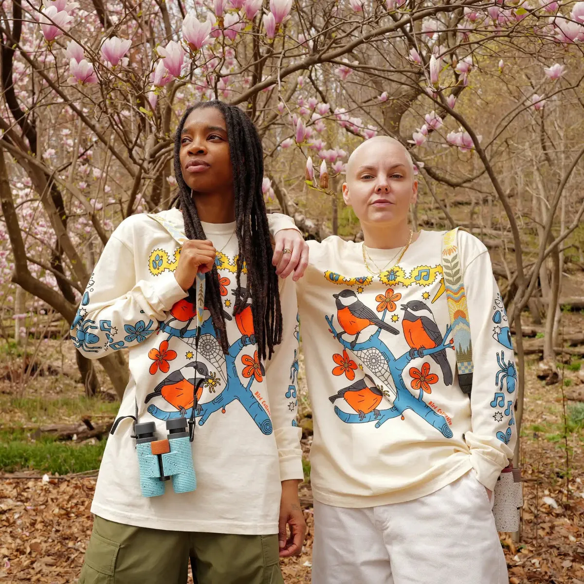 Chickadee Long Sleeve Tee sold by Bird Collective product image thumbnail 2