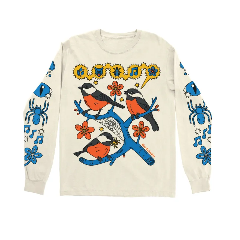 Chickadee Long Sleeve Tee sold by Bird Collective