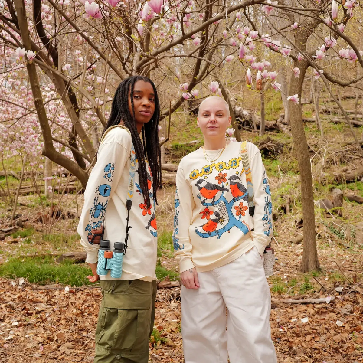 Chickadee Long Sleeve Tee sold by Bird Collective product image thumbnail 4