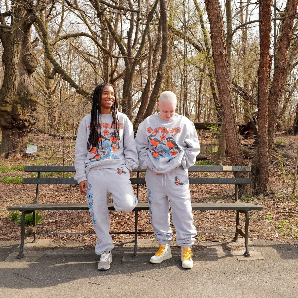 Chickadee Sweatpants sold by Bird Collective product image thumbnail 3