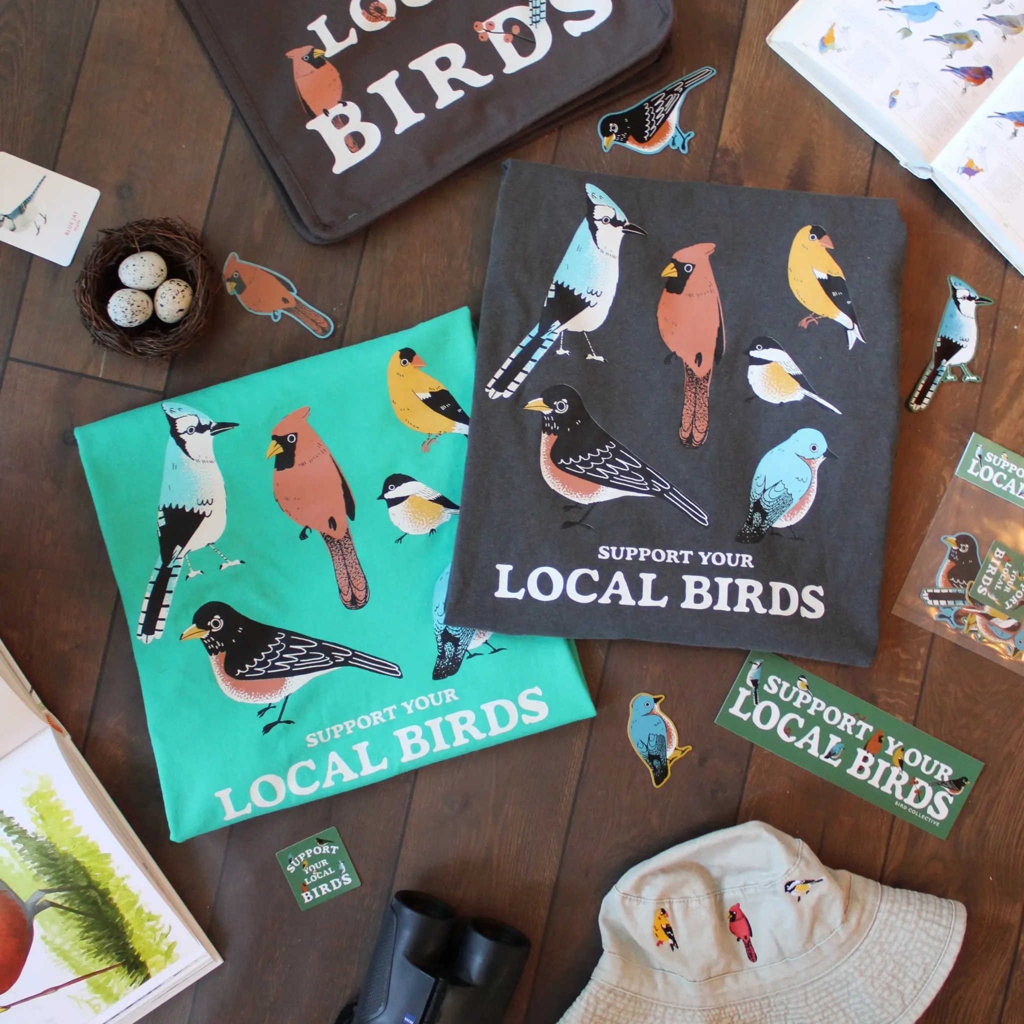 Backyard Birds East Tee sold by Bird Collective product image thumbnail 2