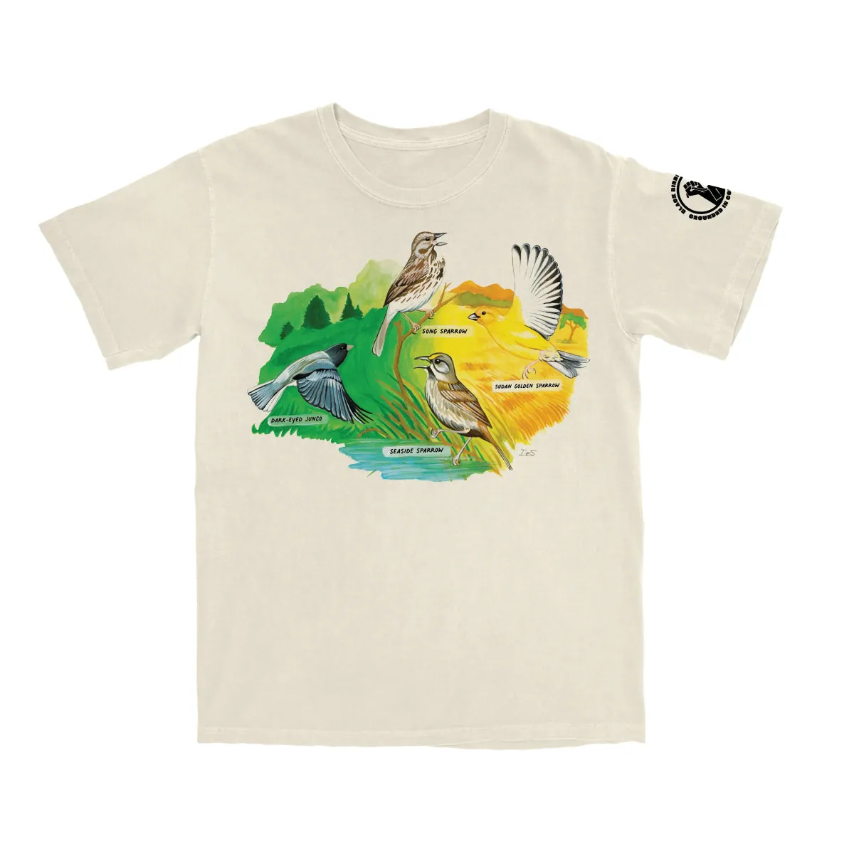 Black Birders Week Sparrows Tee sold by Bird Collective