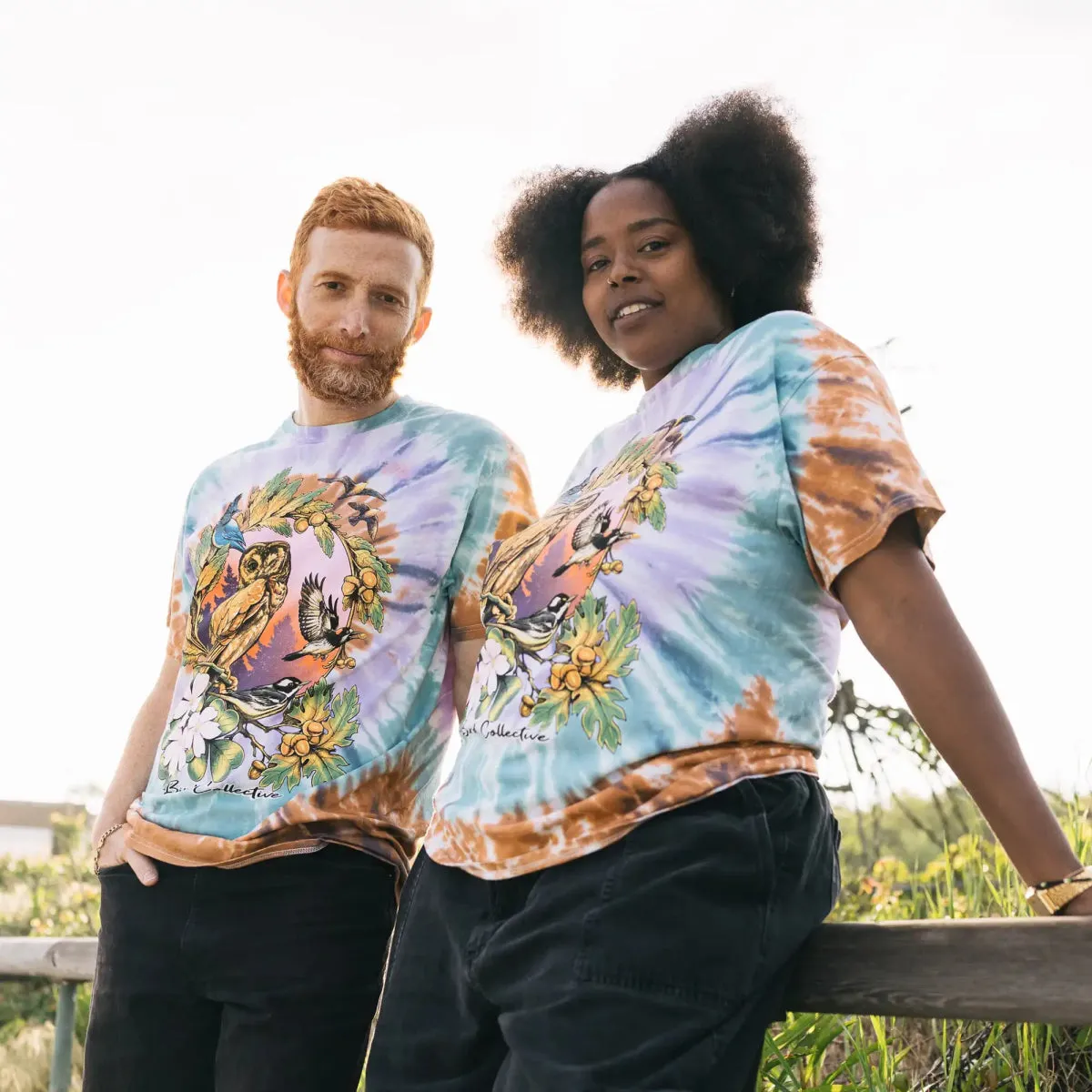 California Forests Tie Dye Tee sold by Bird Collective product image thumbnail 2