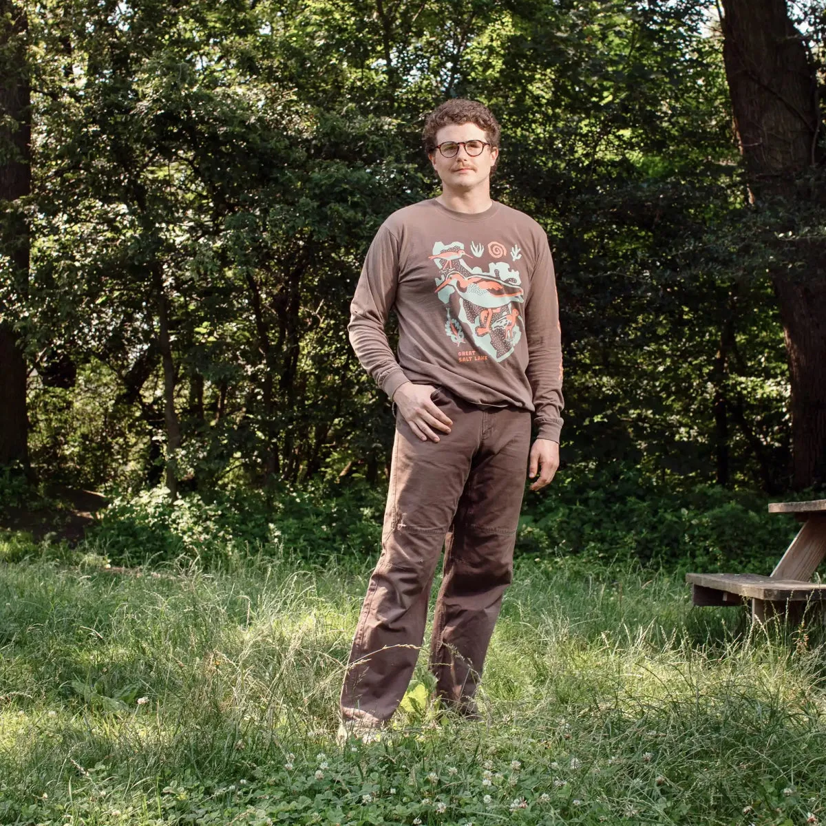 Great Salt Lake Long Sleeve Tee sold by Bird Collective product image thumbnail 3
