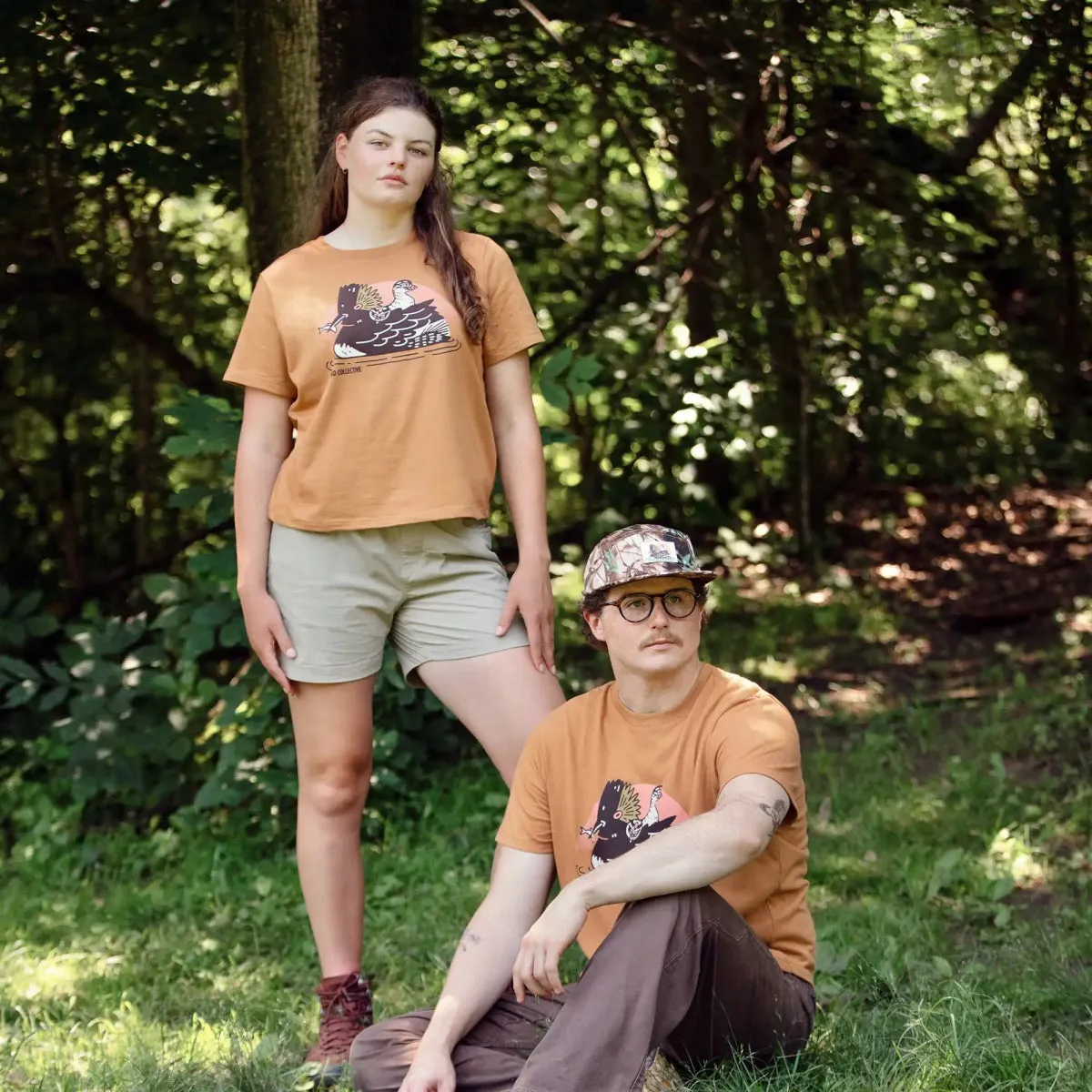 Eared Grebe Boxy Tee sold by Bird Collective product image thumbnail 3