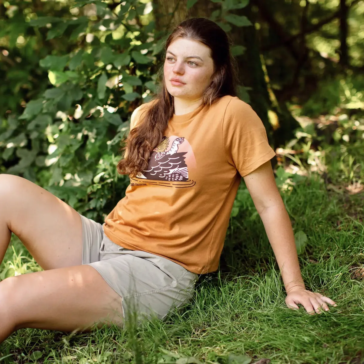 Eared Grebe Boxy Tee sold by Bird Collective product image thumbnail 5