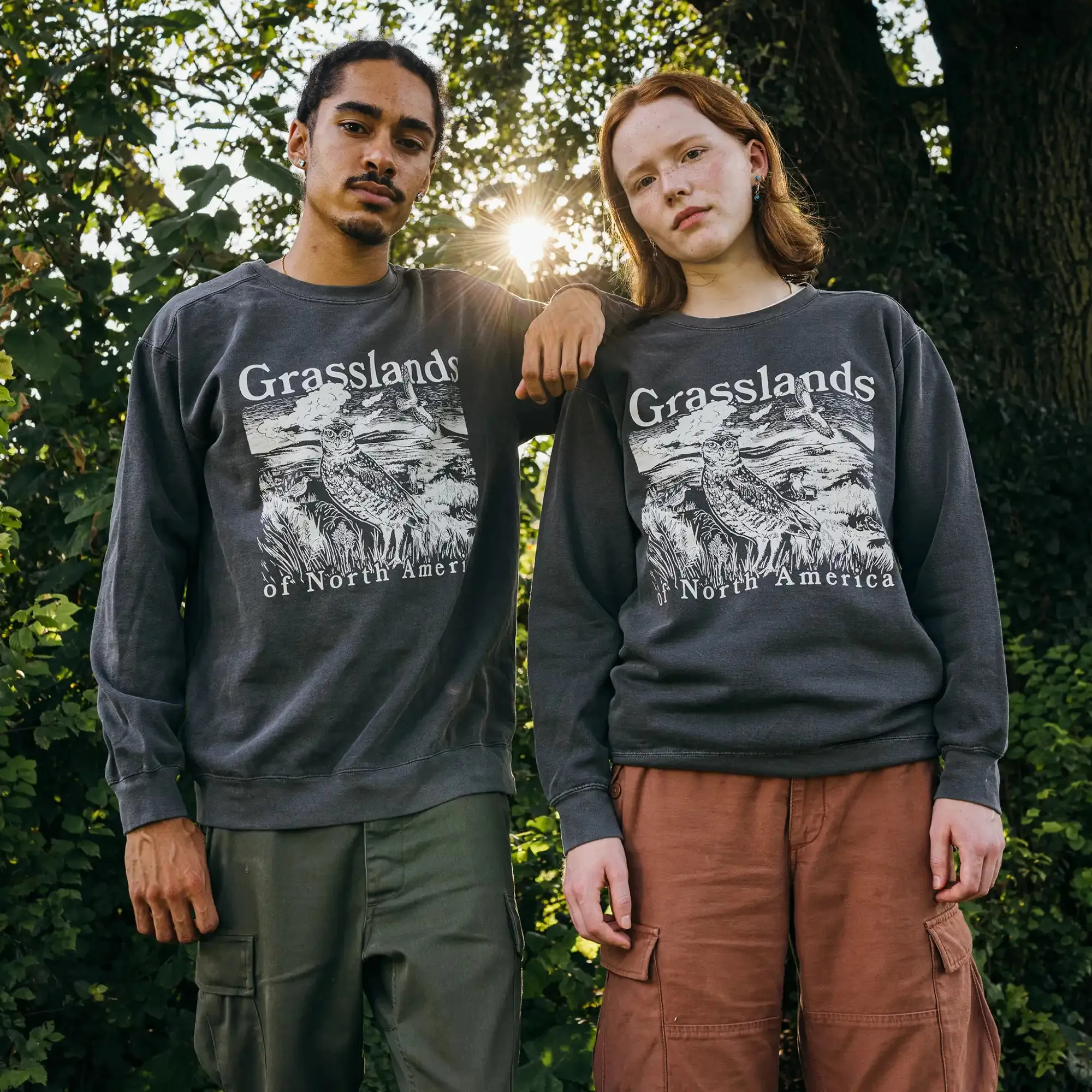 Grasslands Sweatshirt sold by Bird Collective product image thumbnail 2