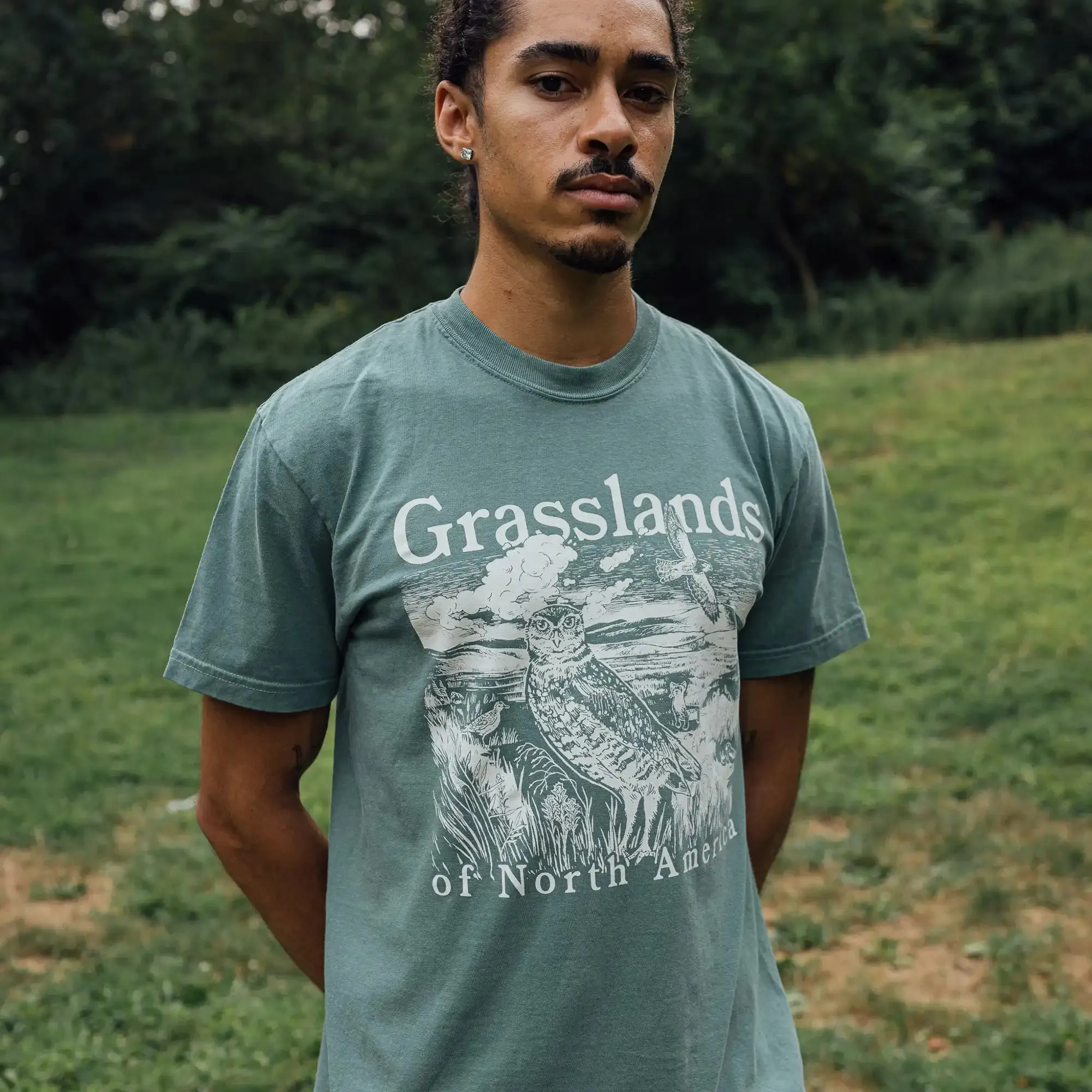 Grasslands Tee sold by Bird Collective product image thumbnail 4
