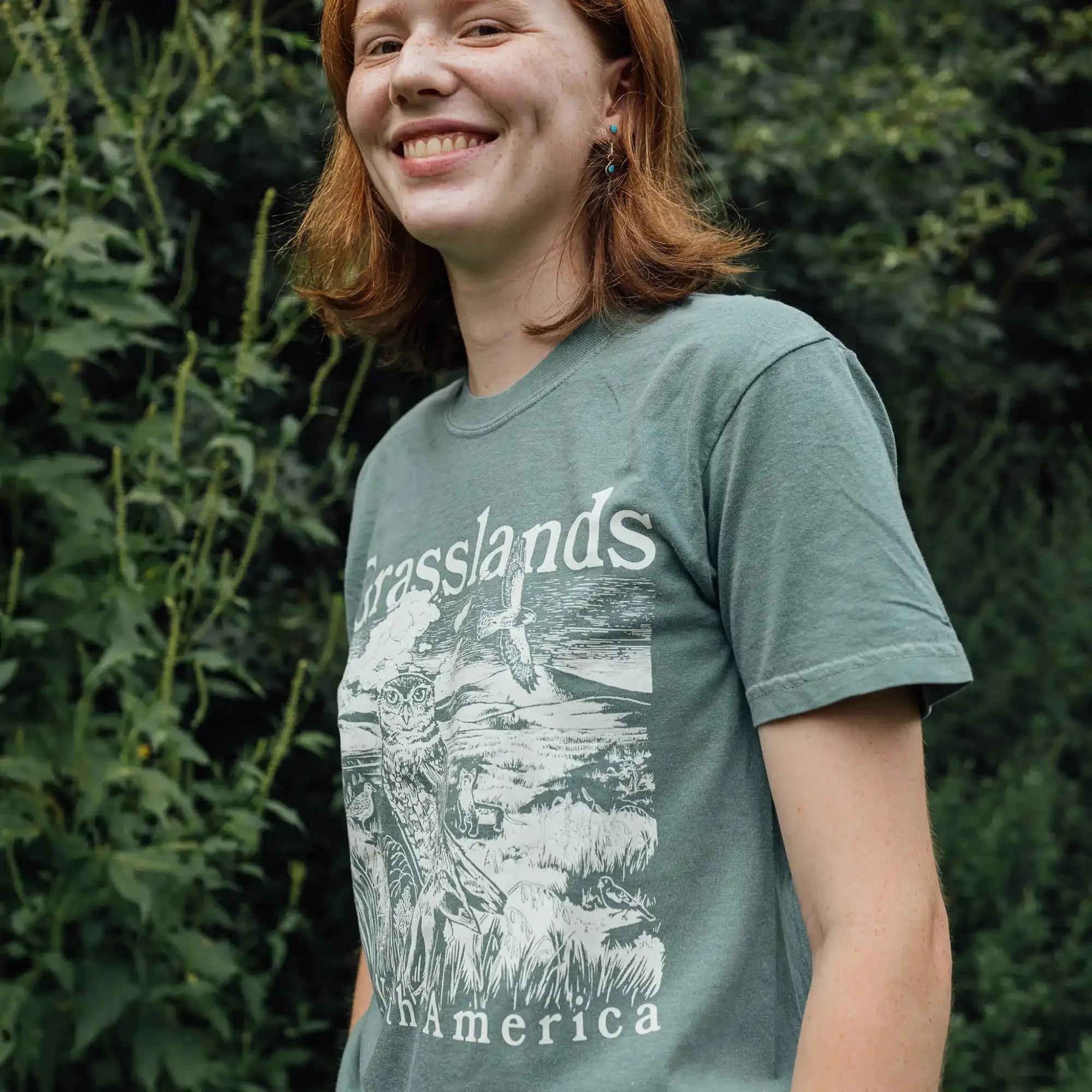 Grasslands Tee sold by Bird Collective product image thumbnail 3