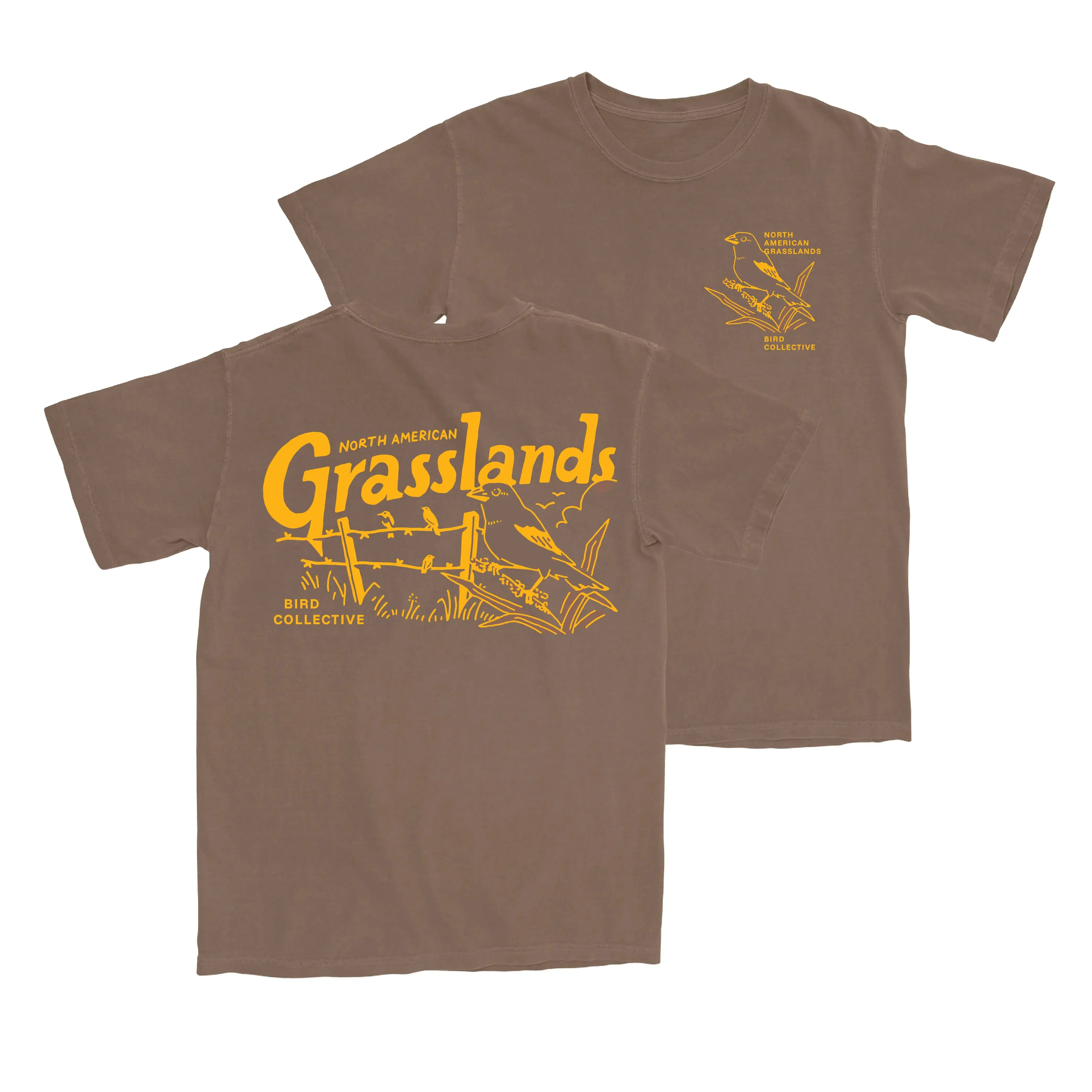 Lark Bunting Tee sold by Bird Collective