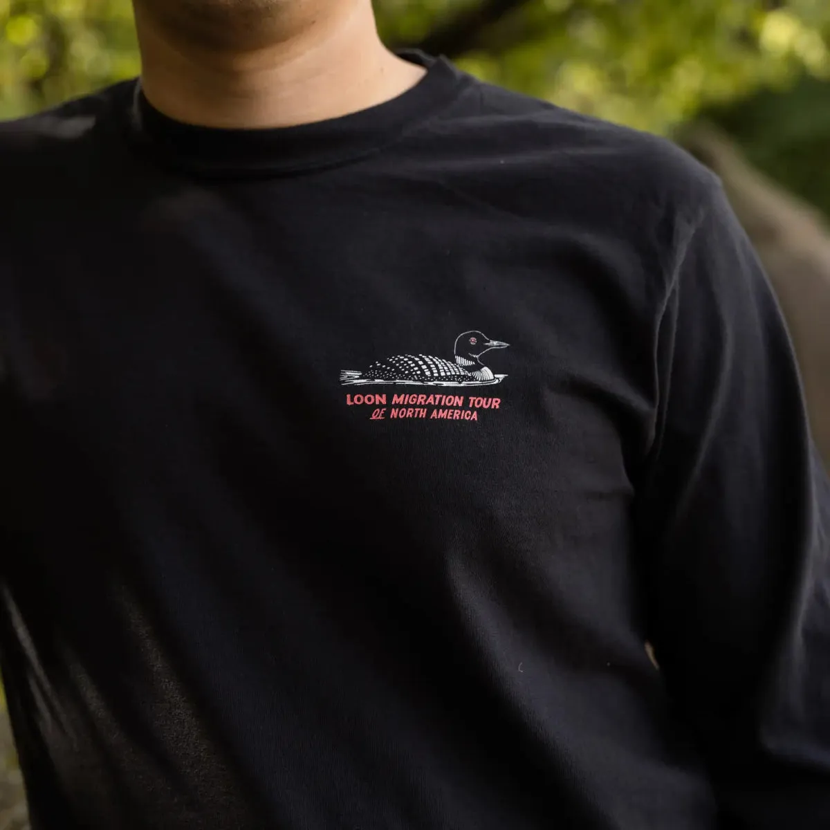 Loon Migration Tour Long Sleeve Tee sold by Bird Collective product image thumbnail 3