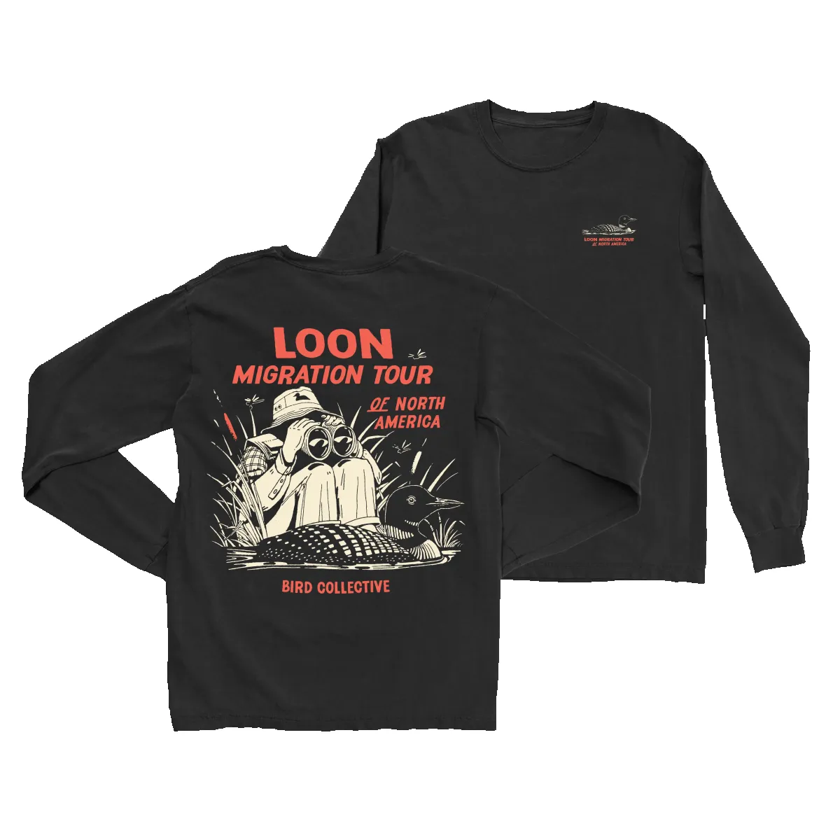 Loon Migration Tour Long Sleeve Tee sold by Bird Collective