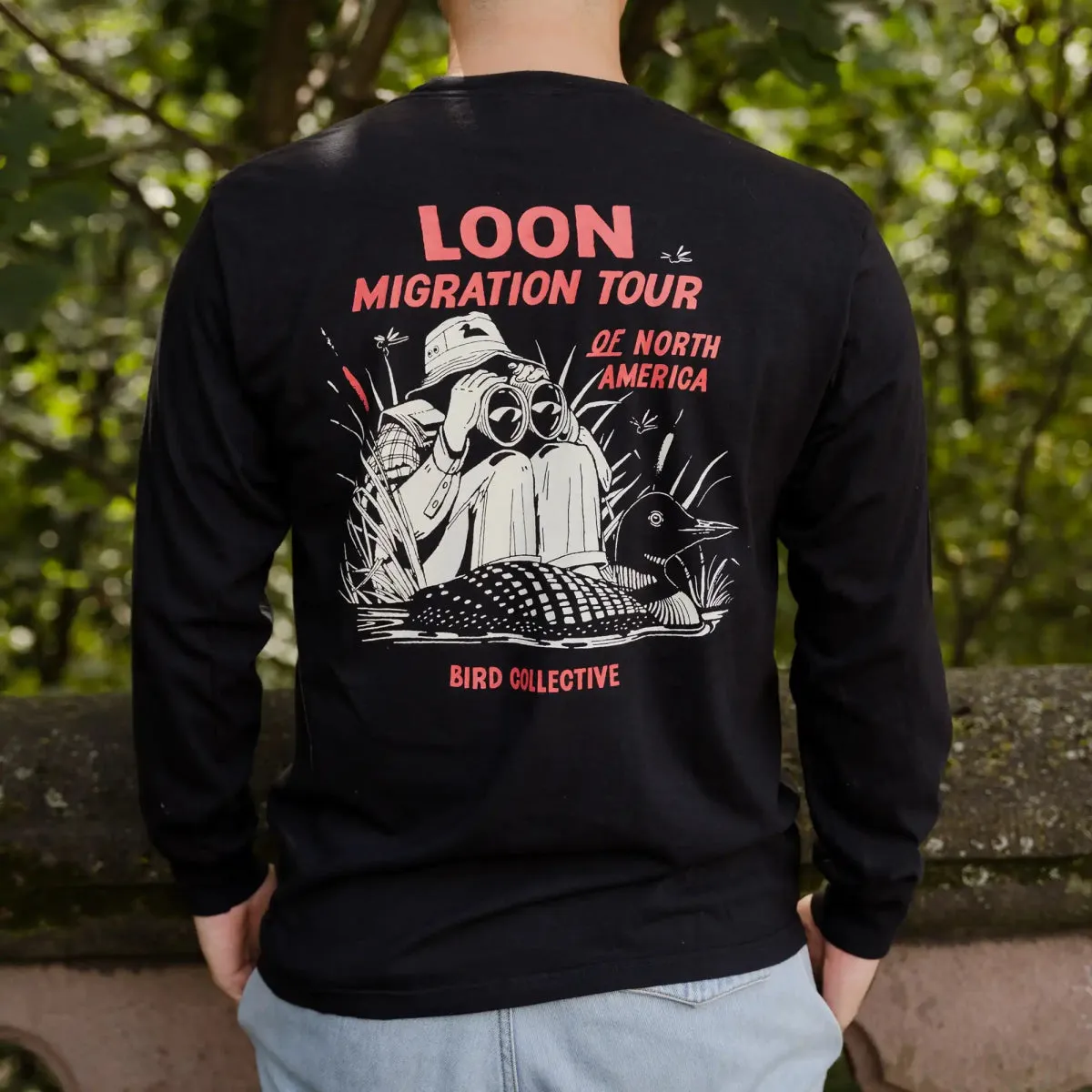 Loon Migration Tour Long Sleeve Tee sold by Bird Collective product image thumbnail 4