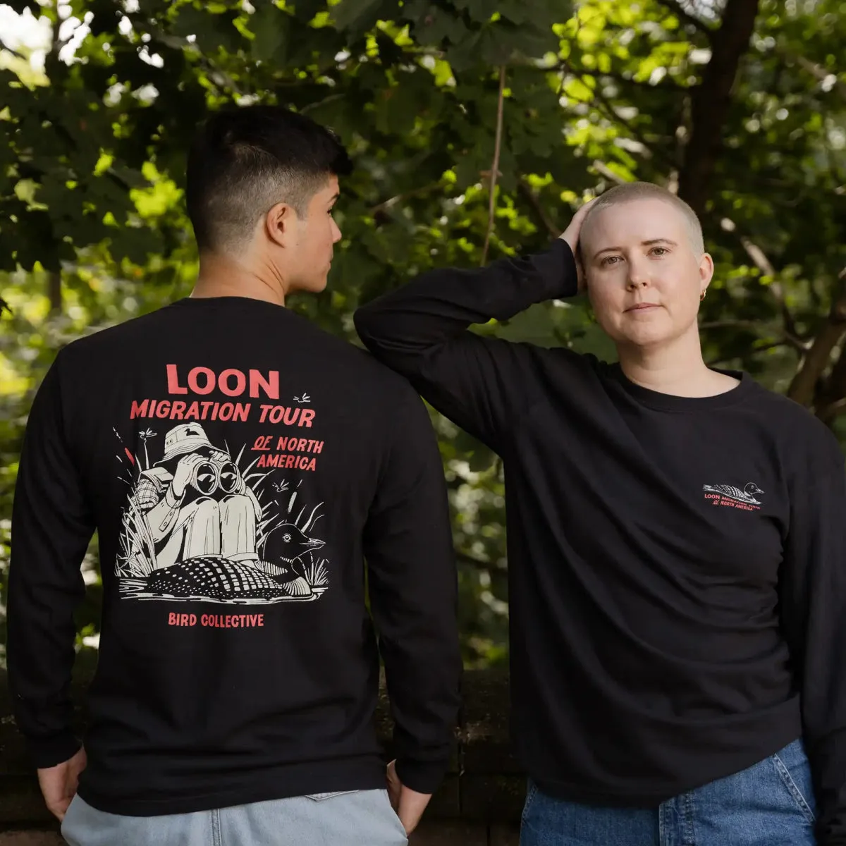 Loon Migration Tour Long Sleeve Tee sold by Bird Collective product image thumbnail 2