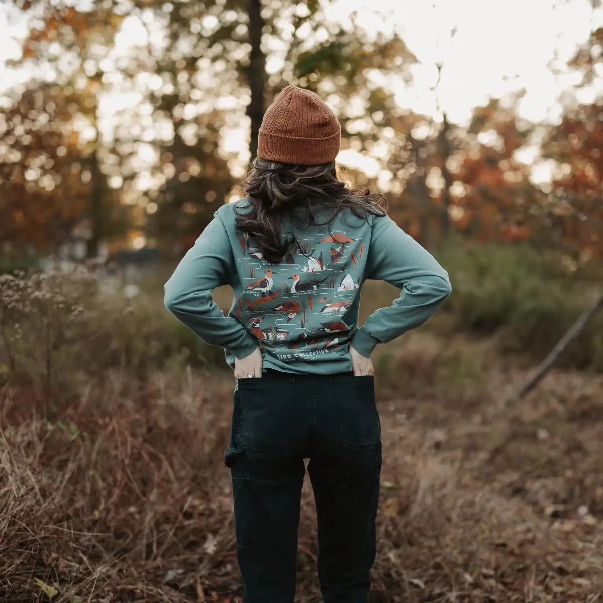 Dabbling Ducks Long Sleeve sold by Bird Collective product image thumbnail 4