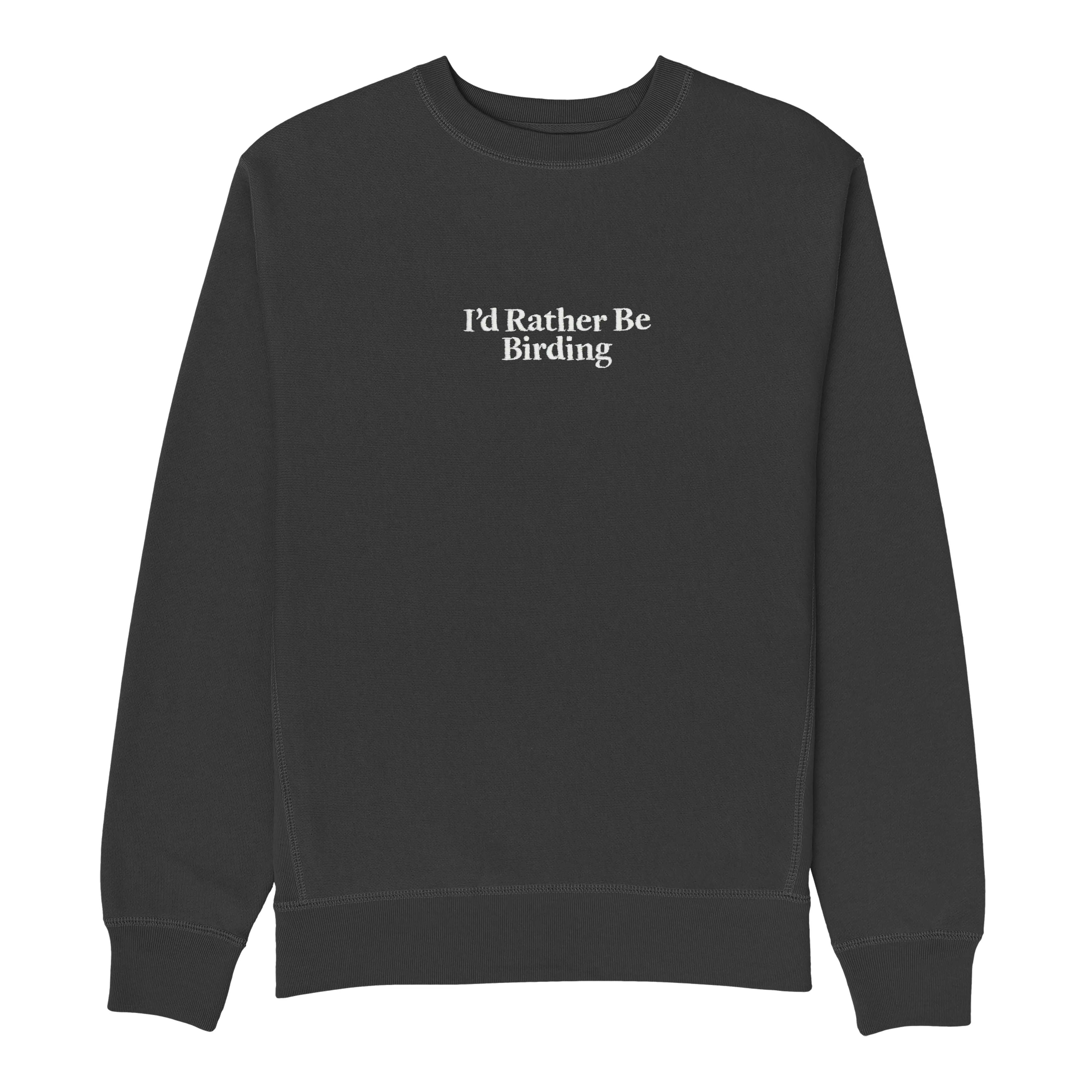 I'd Rather Be Birding Embroidered Sweatshirt sold by Bird Collective