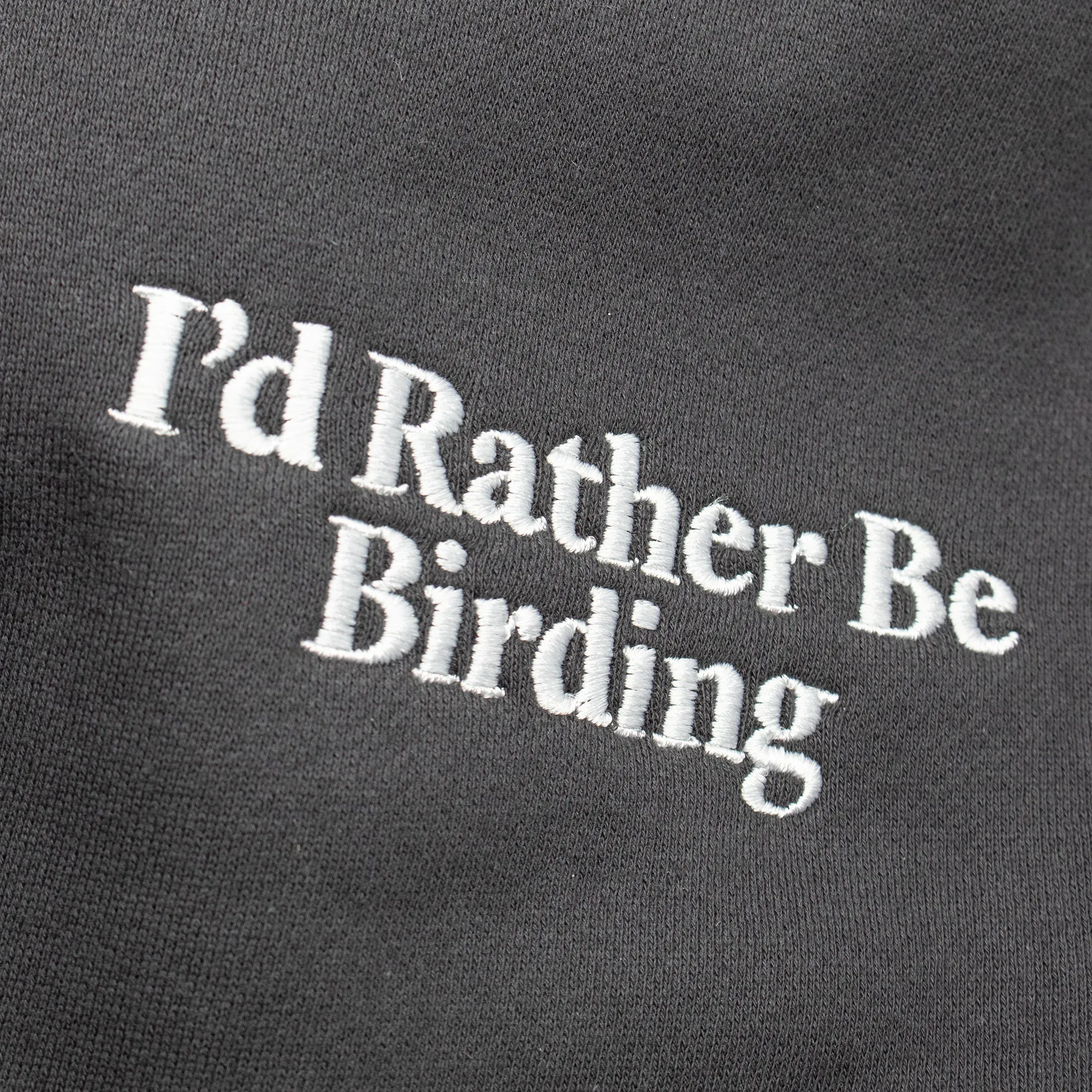 I'd Rather Be Birding Embroidered Sweatshirt sold by Bird Collective product image thumbnail 2