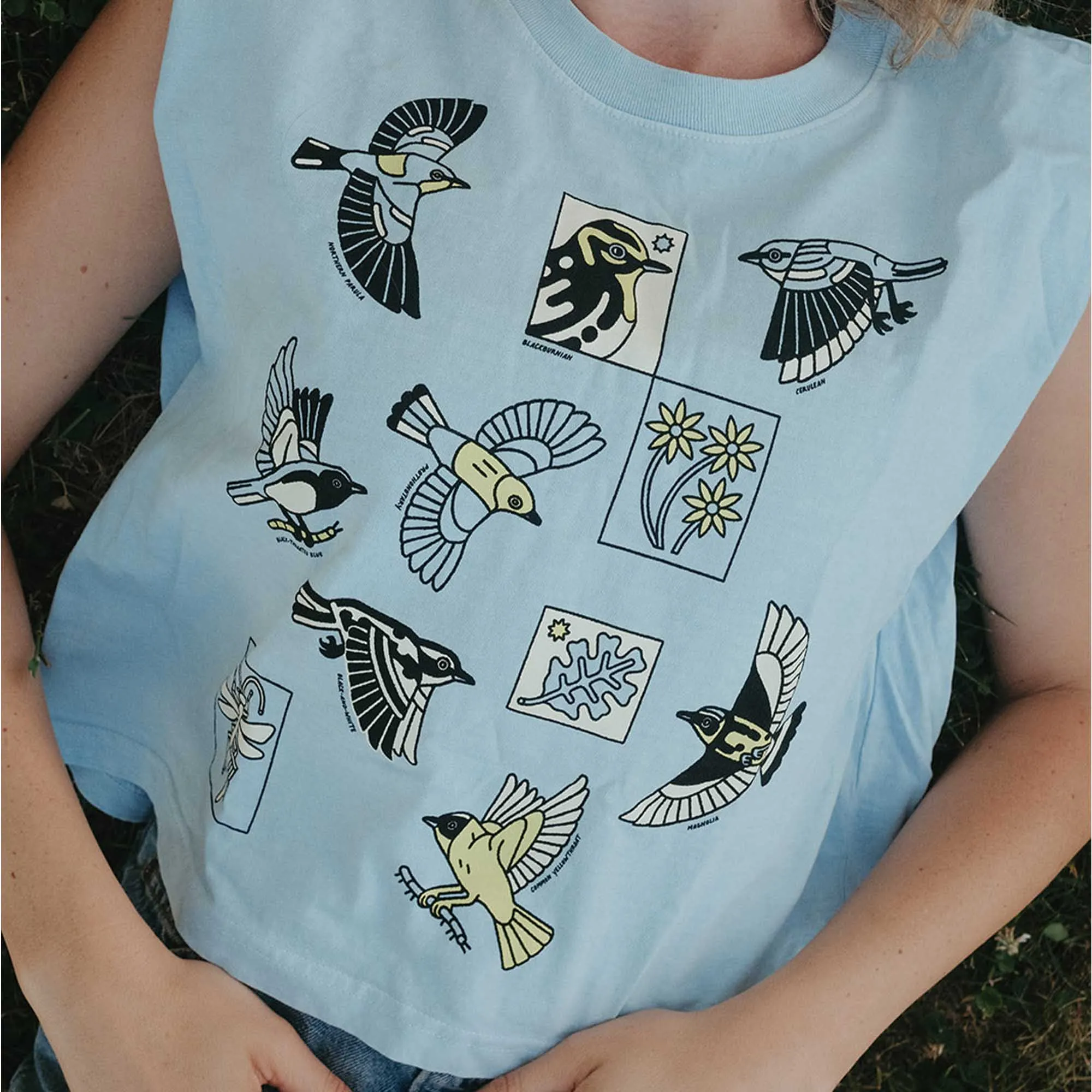 Morning Flight Boxy Tank sold by Bird Collective product image thumbnail 3