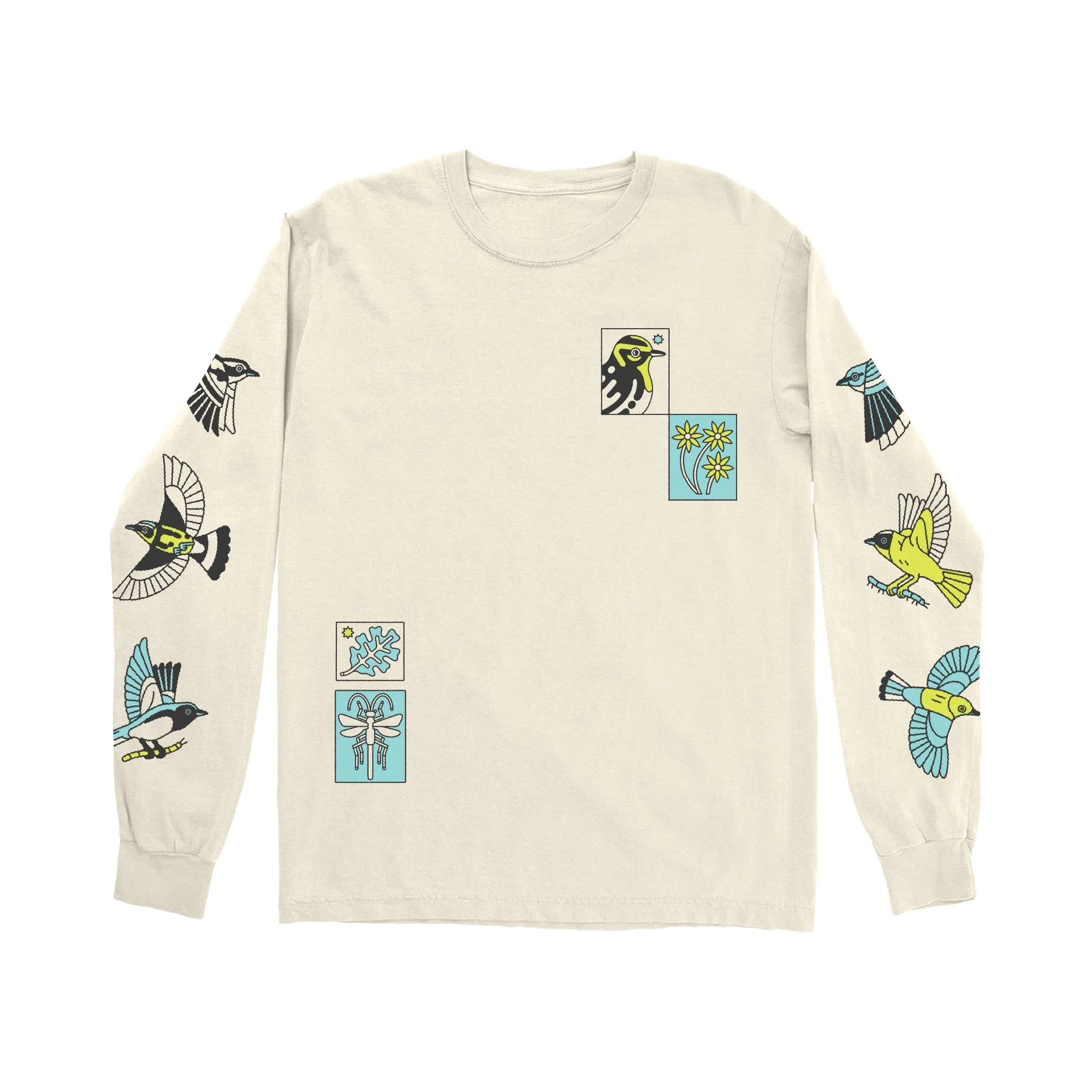 Morning Flight Long Sleeve Tee sold by Bird Collective