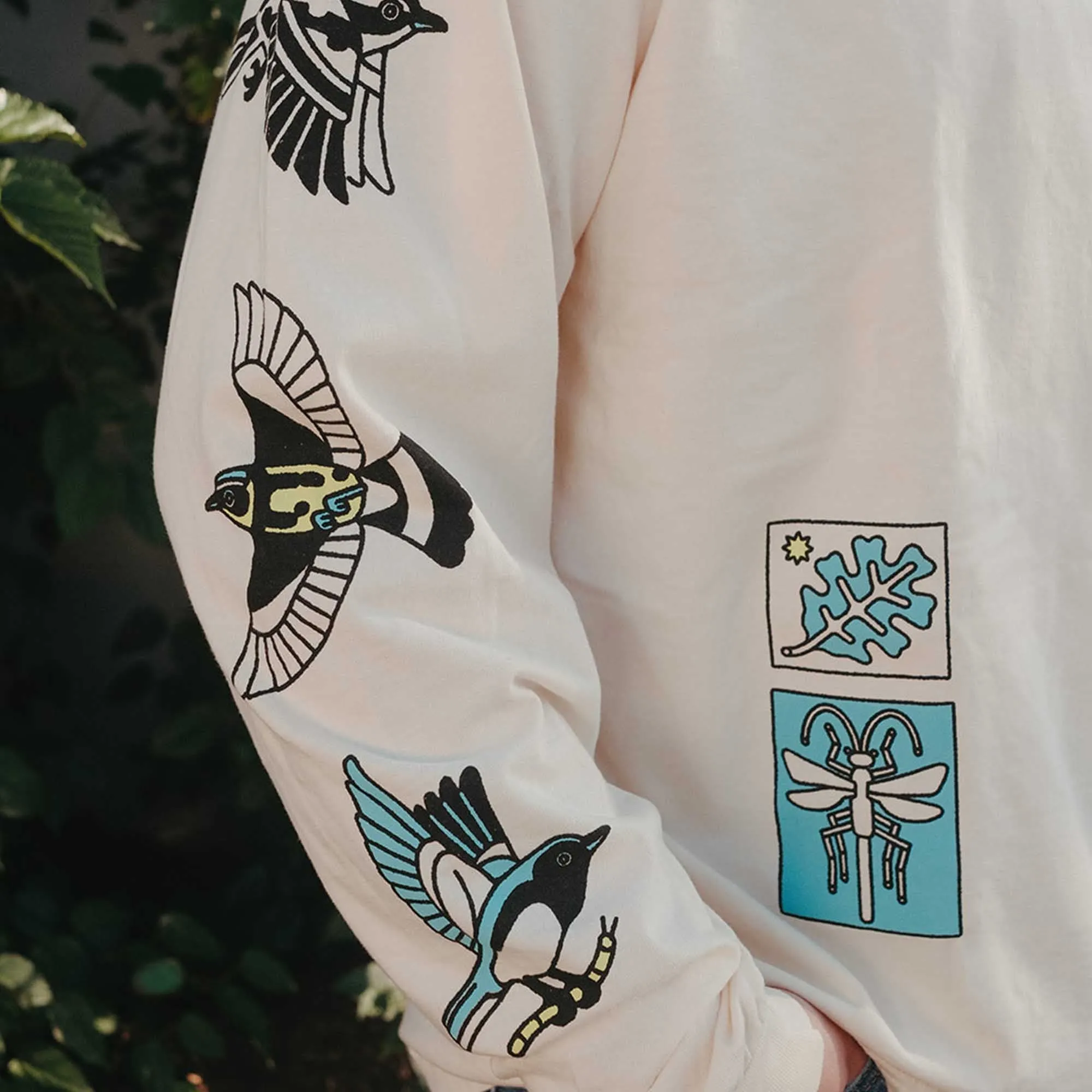 Morning Flight Long Sleeve Tee sold by Bird Collective product image thumbnail 3