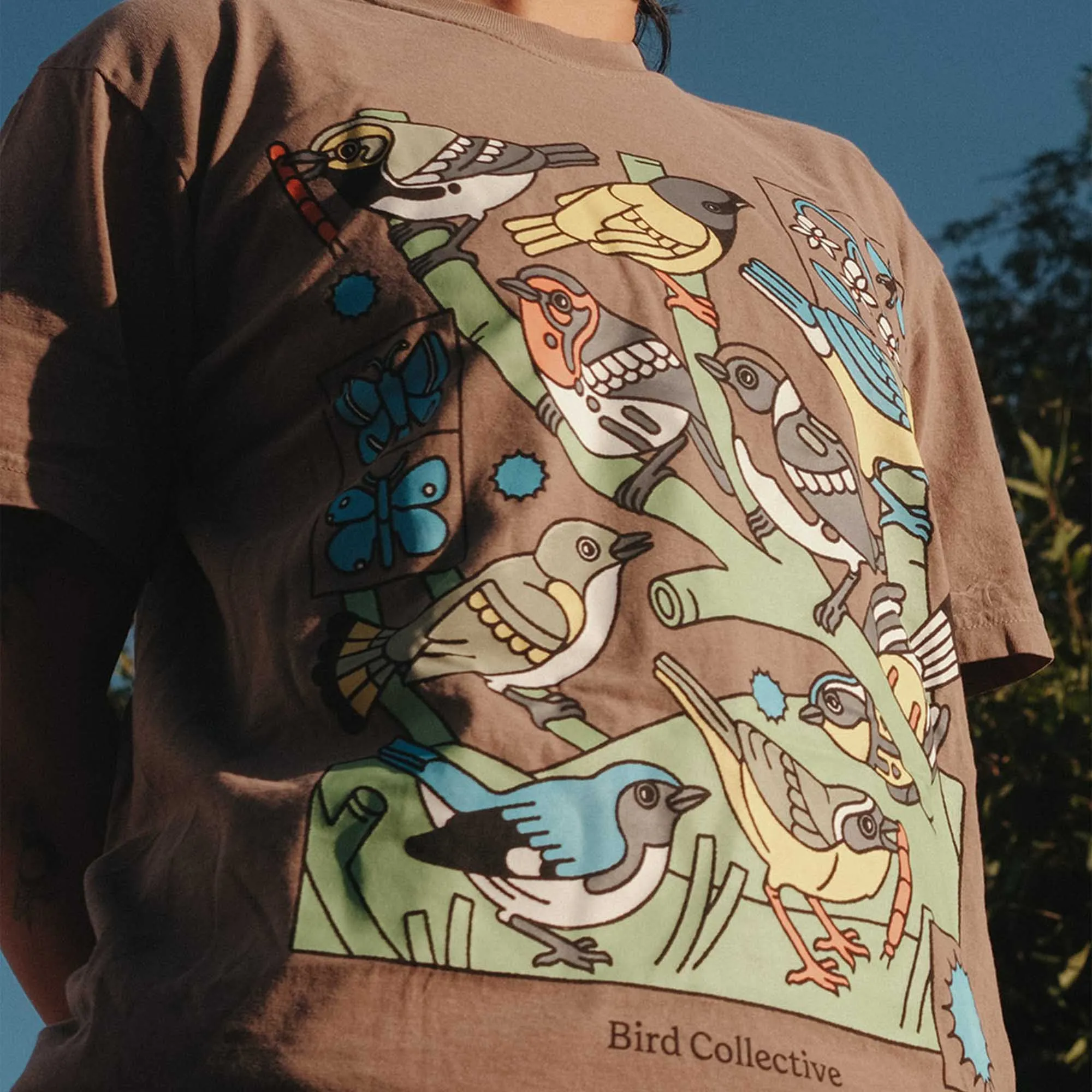 Warbler Tee sold by Bird Collective product image thumbnail 3