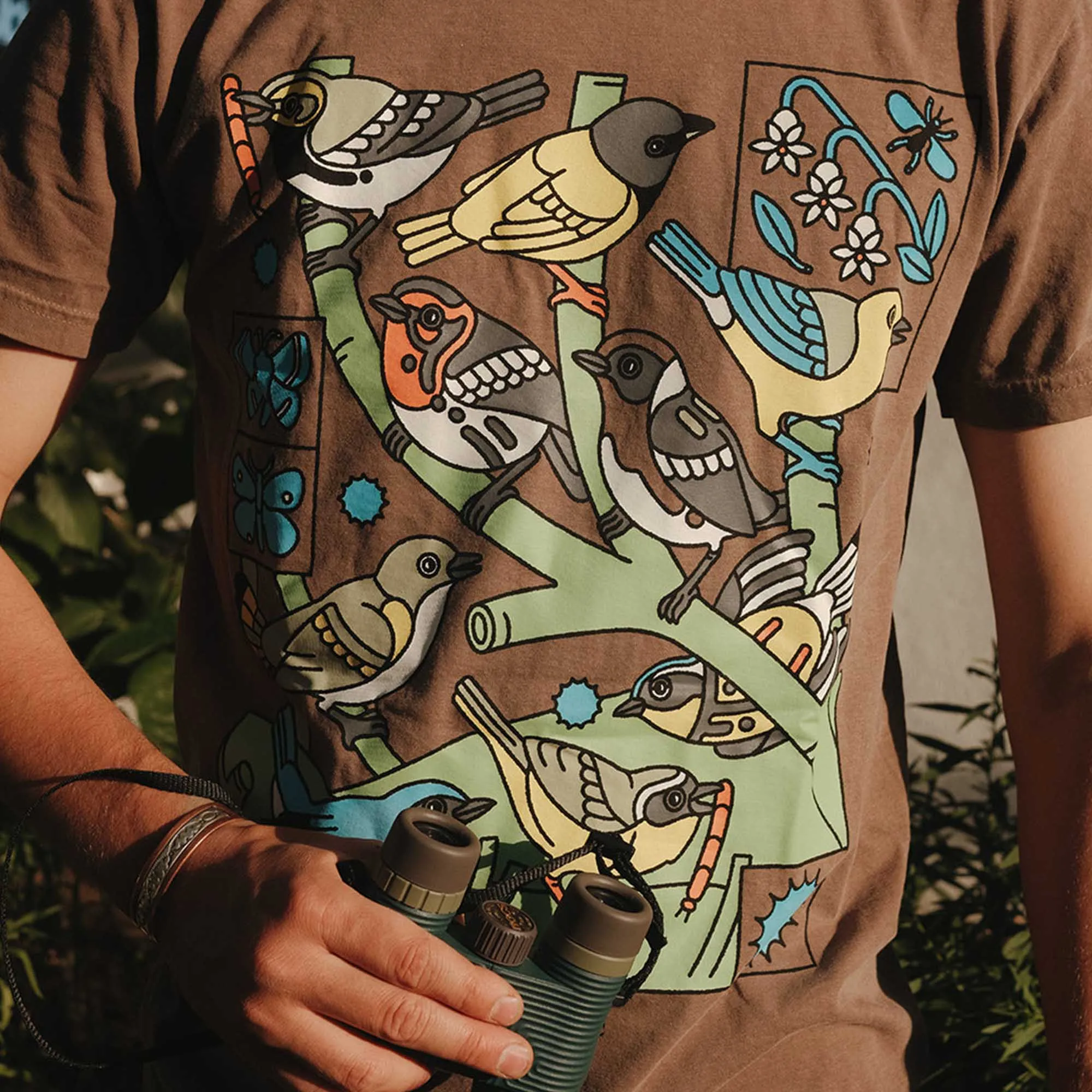Warbler Tee sold by Bird Collective product image thumbnail 2