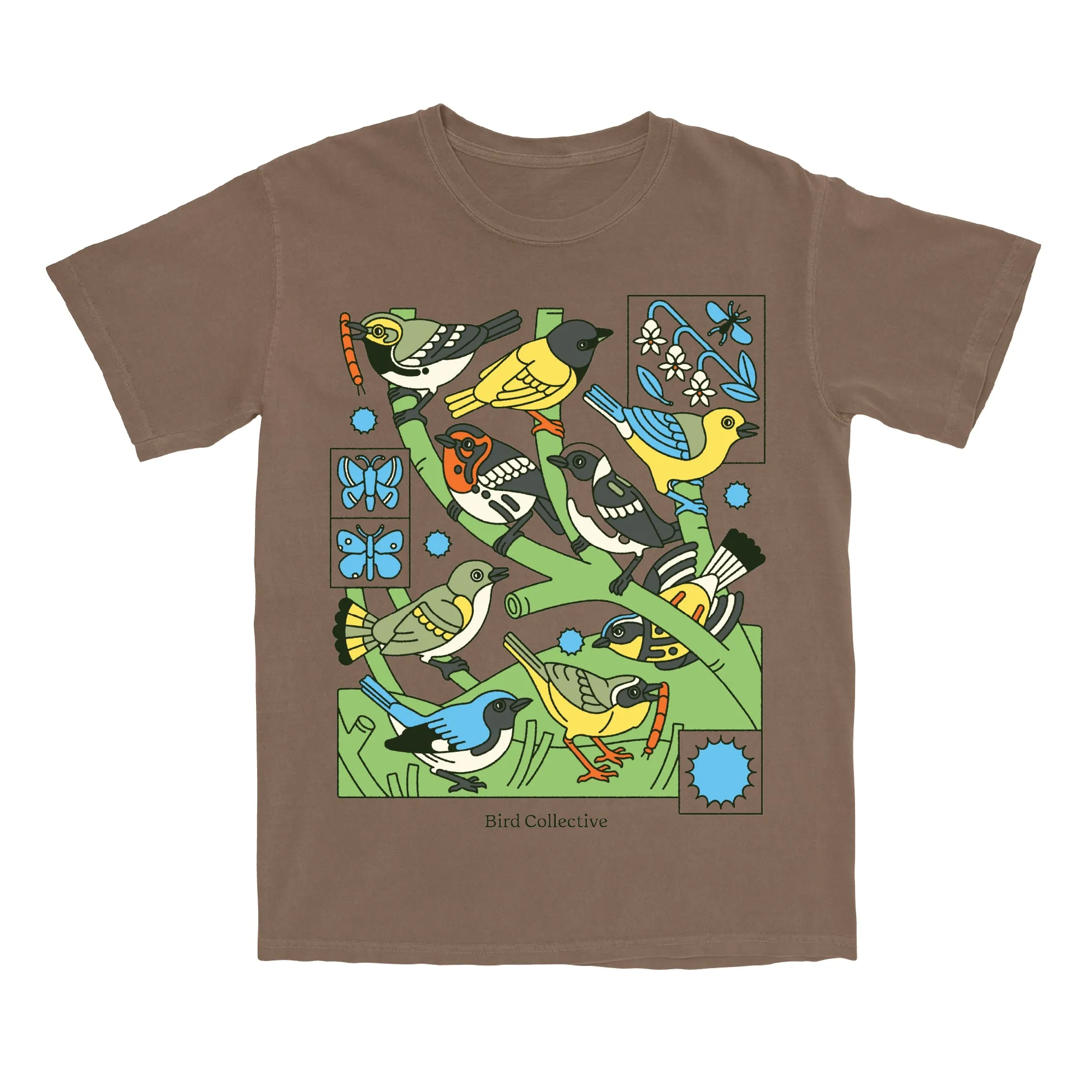 Warbler Tee sold by Bird Collective
