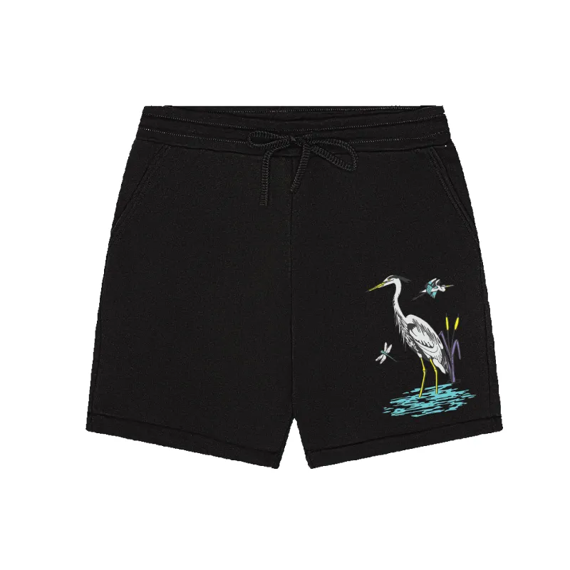 Herons & Egrets Shorts made by Bird Collective