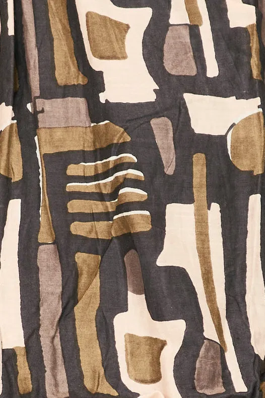 Andaman Bubble Top in Olive Labyrinth sold by Mirth product image thumbnail 5