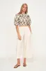 Andaman Bubble Top in Oyster Print sold by Mirth
