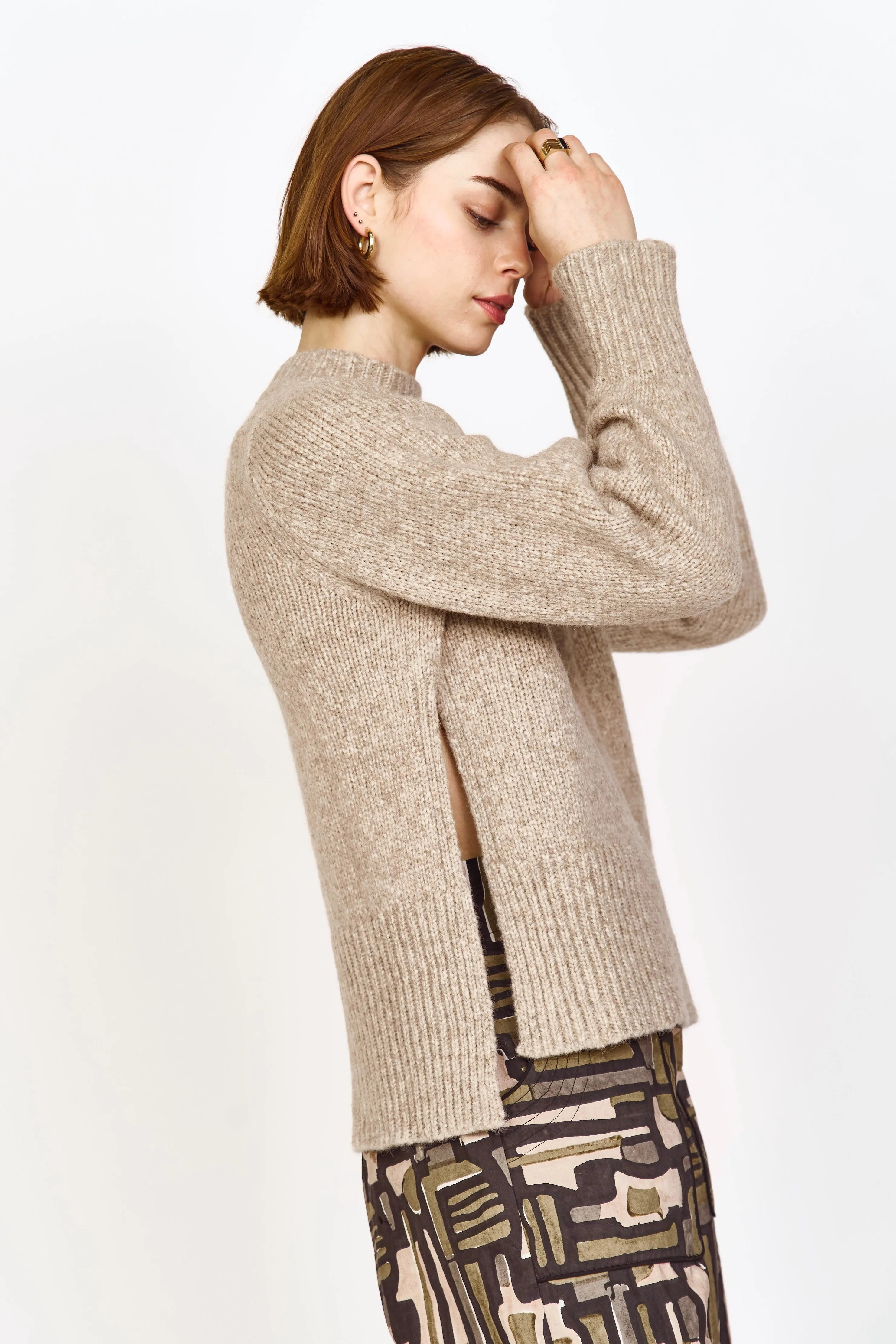 Aspen Open Side Pullover in Camel sold by Mirth product image thumbnail 4