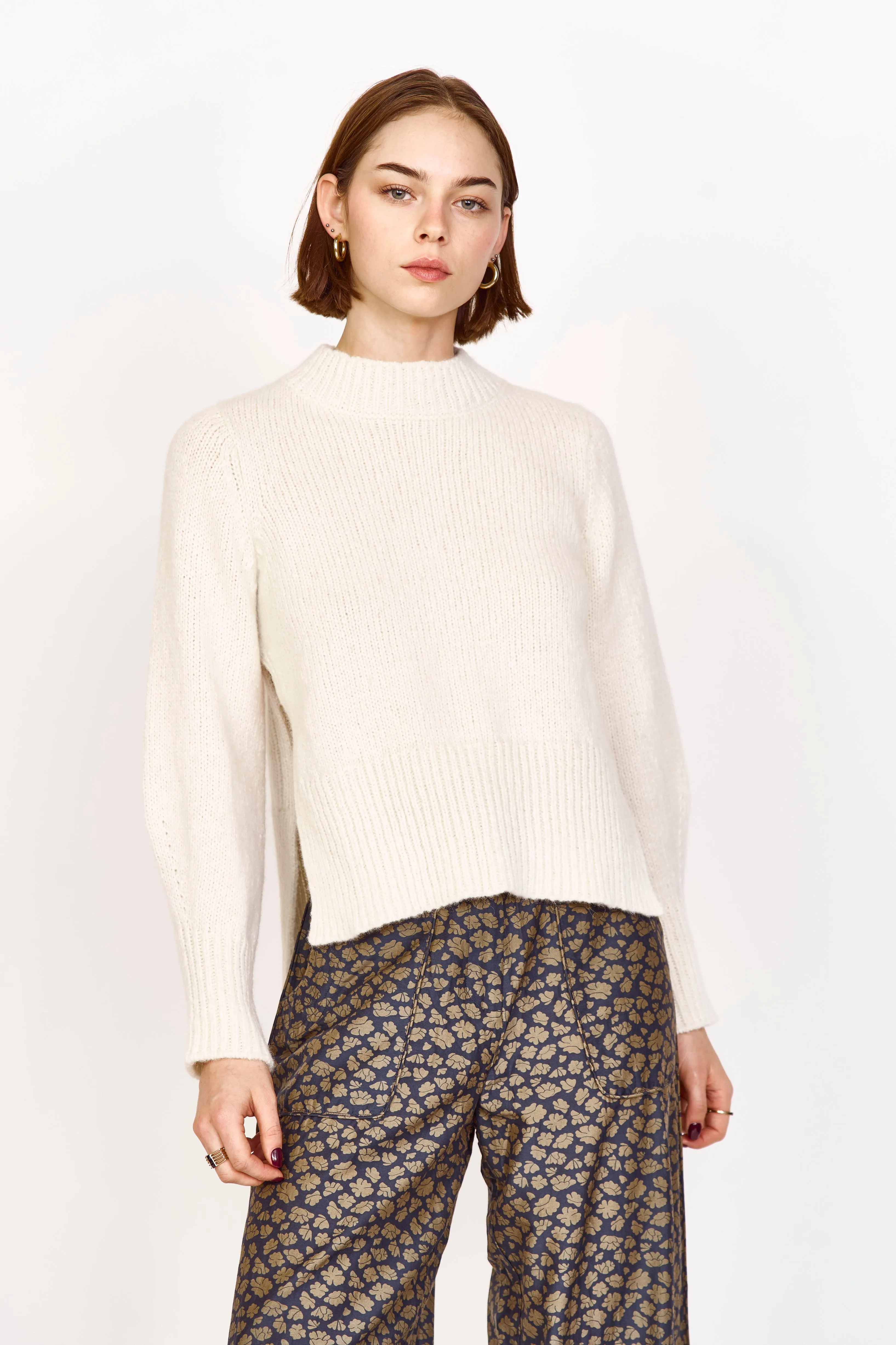 Aspen Open Side Pullover in Ivory sold by Mirth product image thumbnail 3