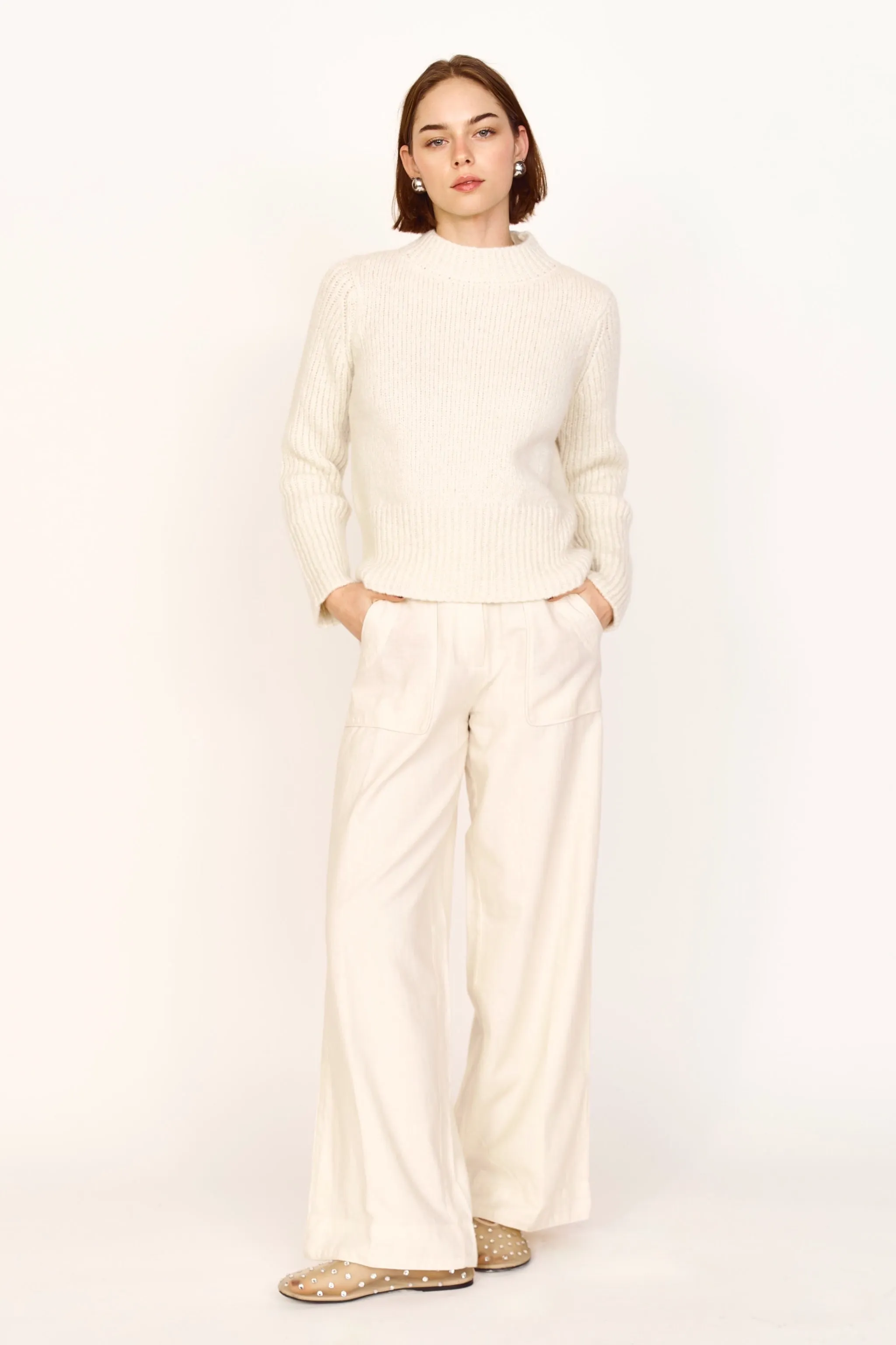 Aspen Pullover in Ivory sold by Mirth product image thumbnail 3