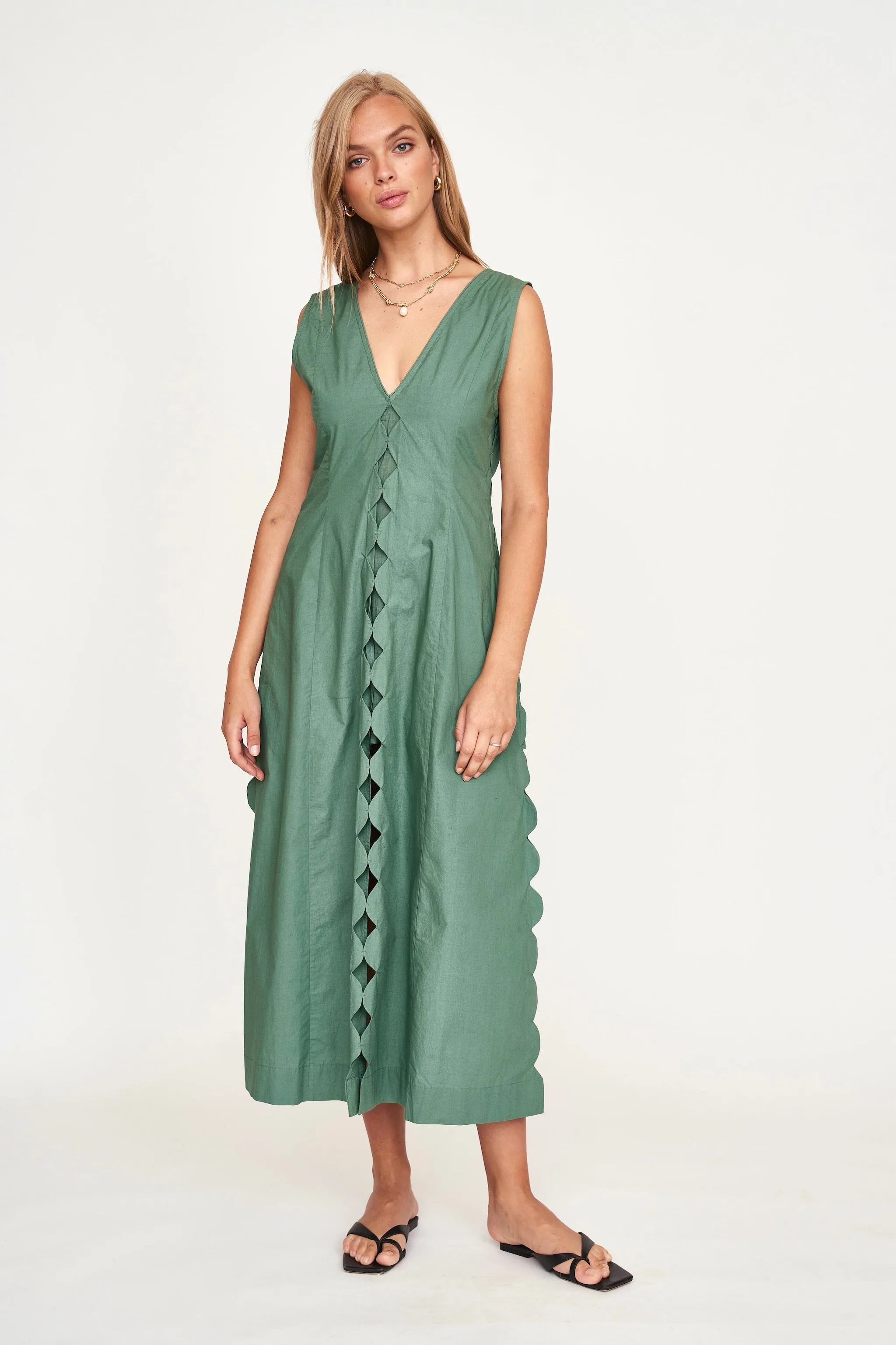 Barcelona Dress in Laurel sold by Mirth product image thumbnail 2