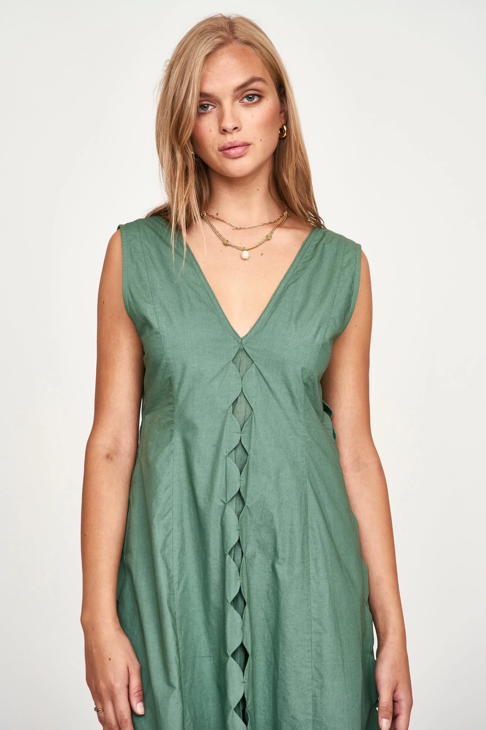 Barcelona Dress in Laurel sold by Mirth product image thumbnail 3