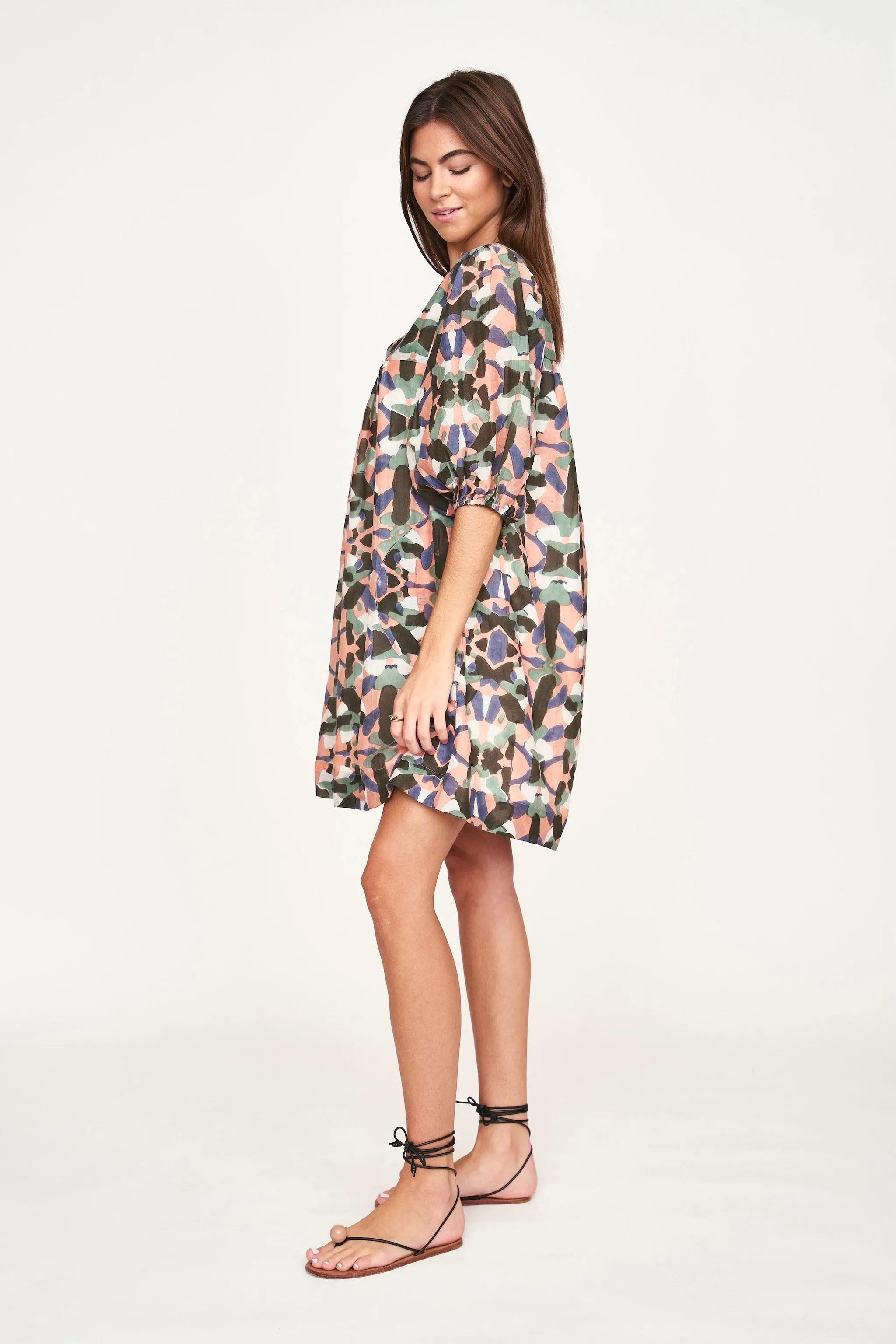Belem Dress in Calypso in Jamboree sold by Mirth product image thumbnail 3