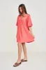 Belem Dress in Coral sold by Mirth