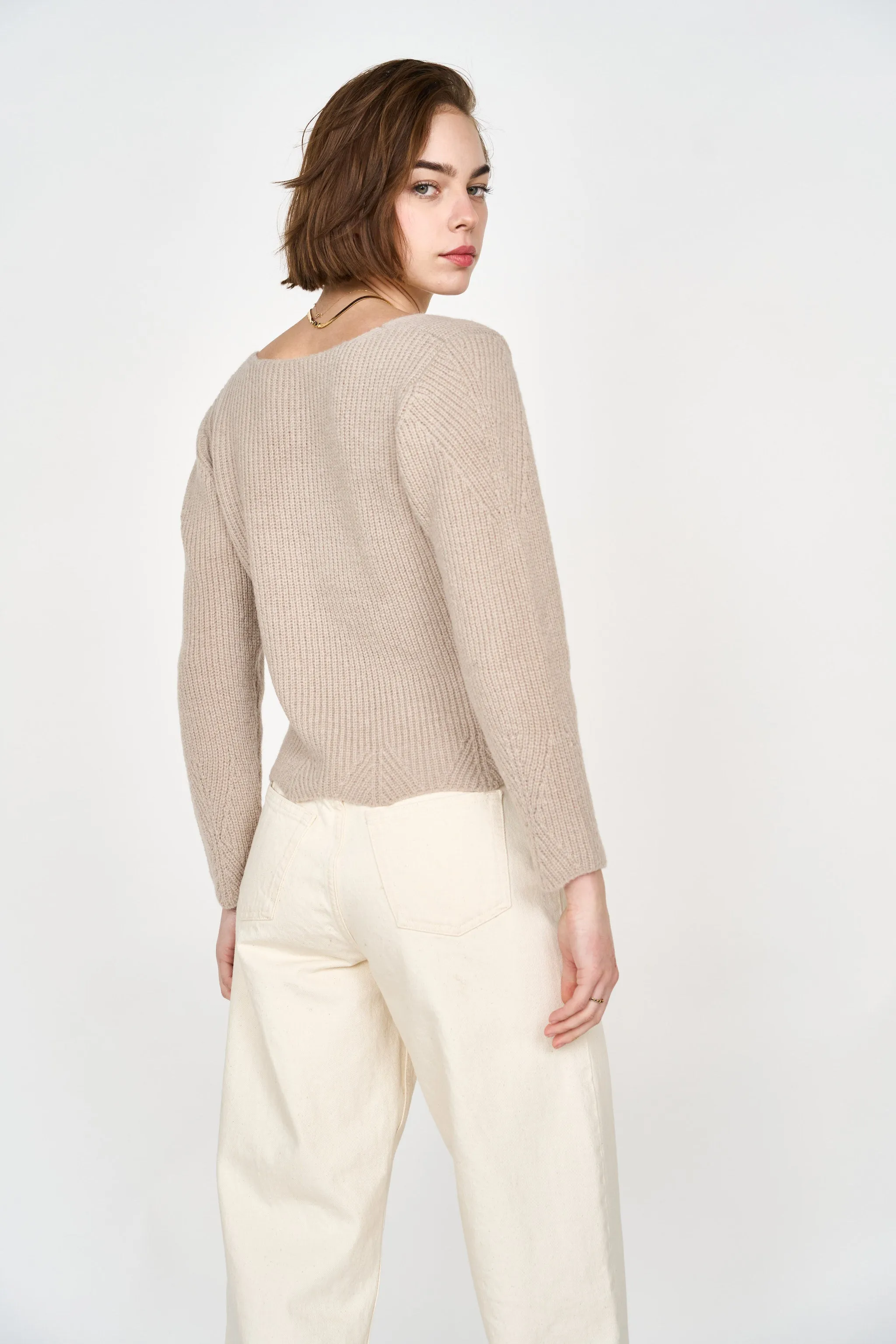 Bellagio Sweater in Taupe sold by Mirth product image thumbnail 4