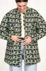 Bergen Jacket in Olive Parquet sold by Mirth